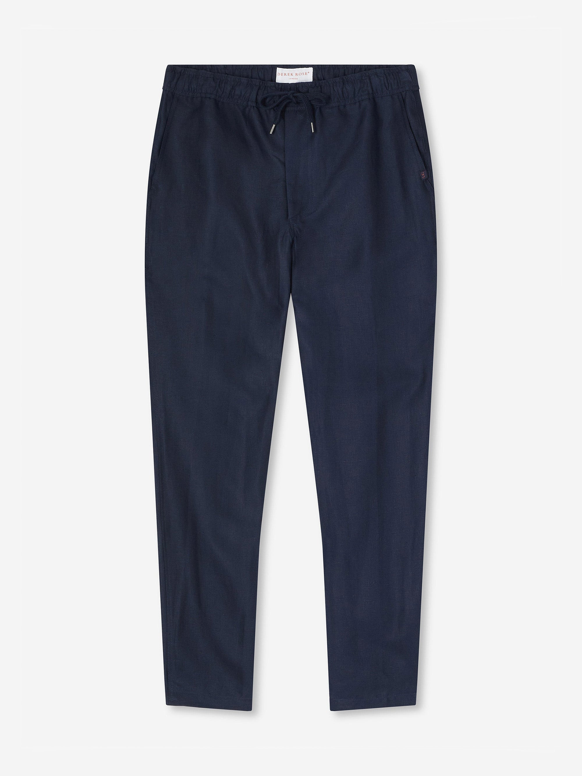Men's Trousers Sydney Linen Navy