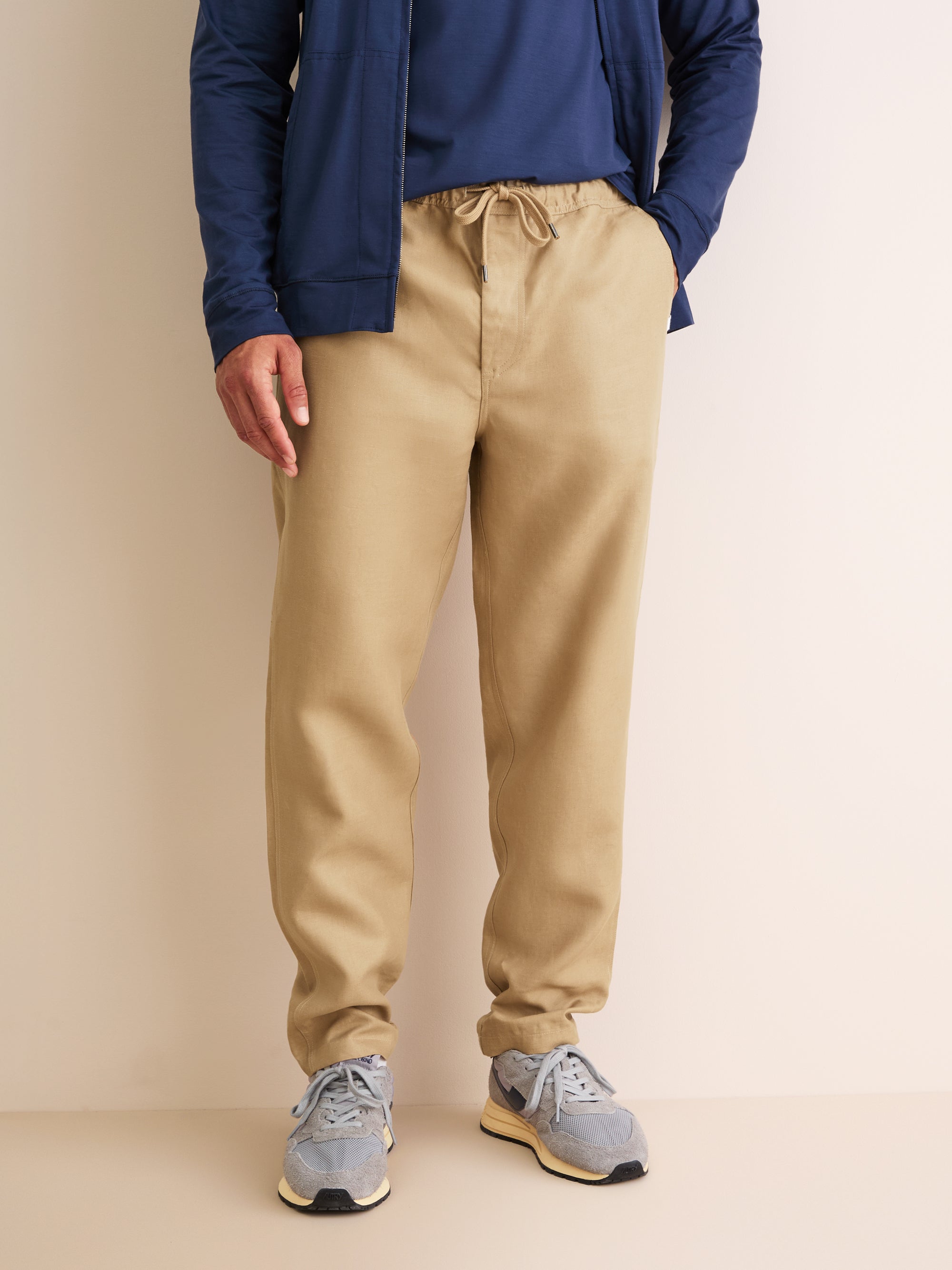 Men's Trousers Sydney Linen Camel