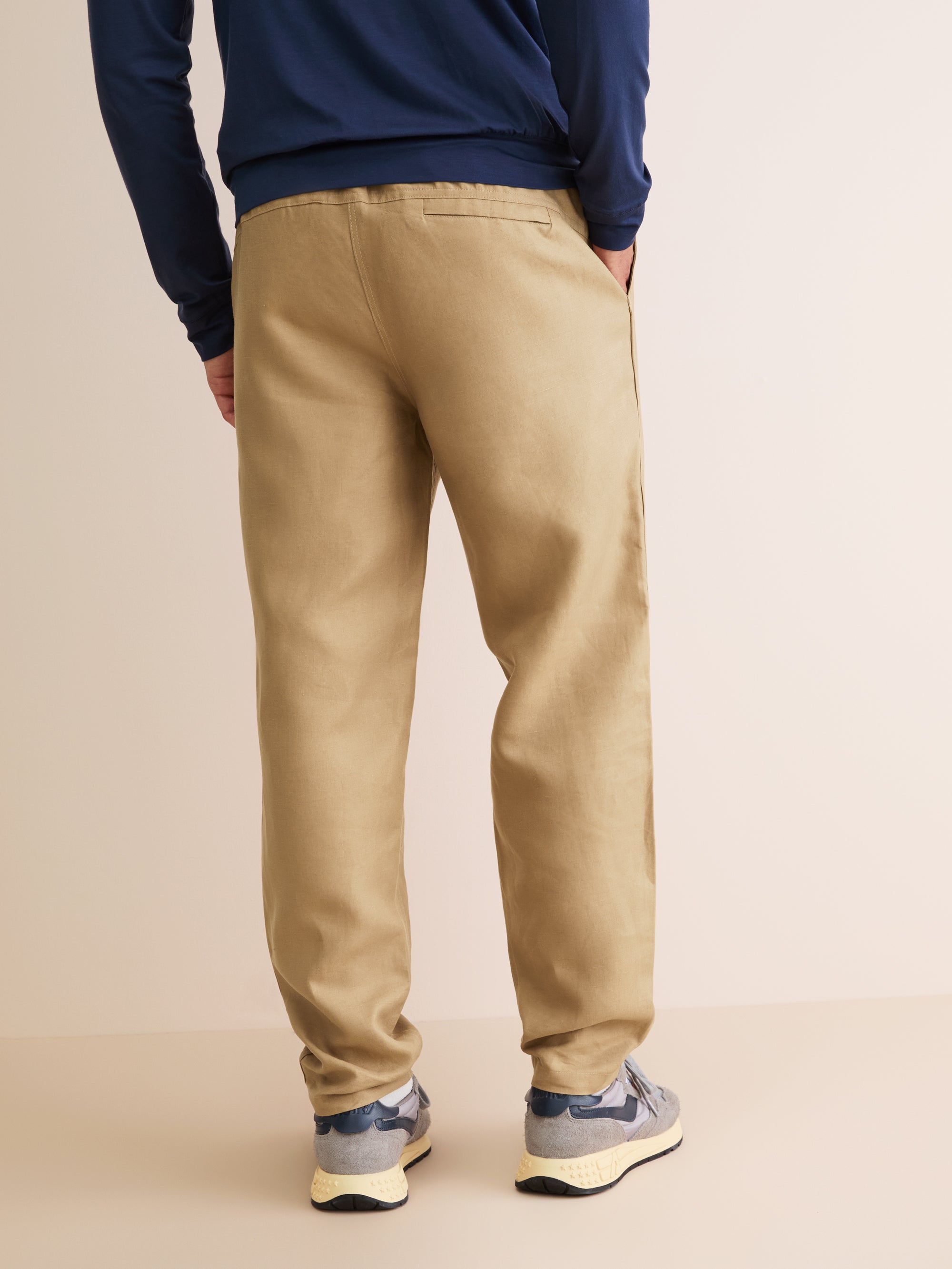 Men's Trousers Sydney Linen Camel