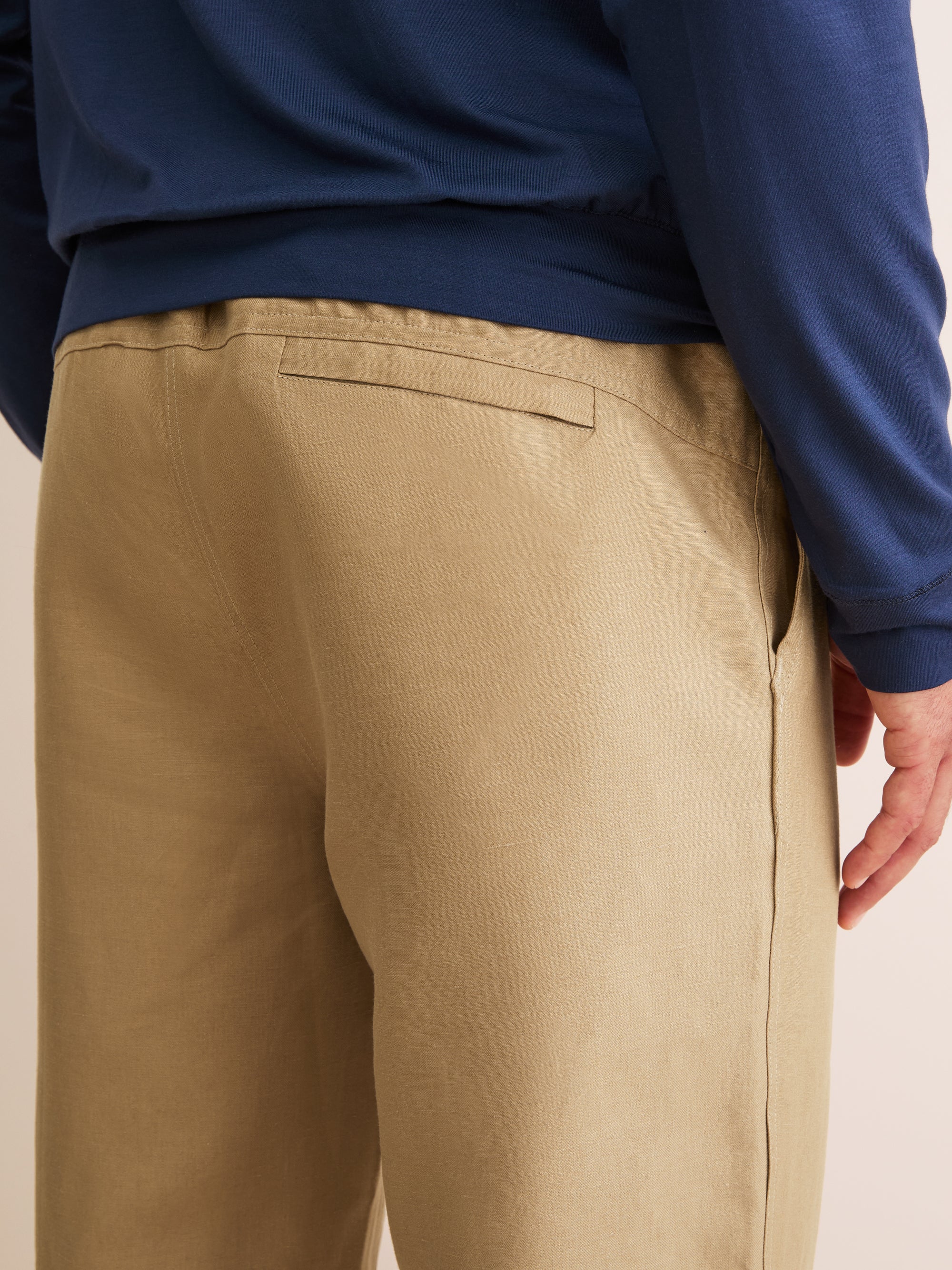 Men's Trousers Sydney Linen Camel