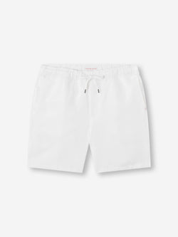Men's Shorts Sydney Linen White