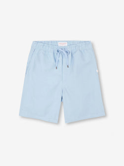 Men's Shorts Sydney Linen Blue