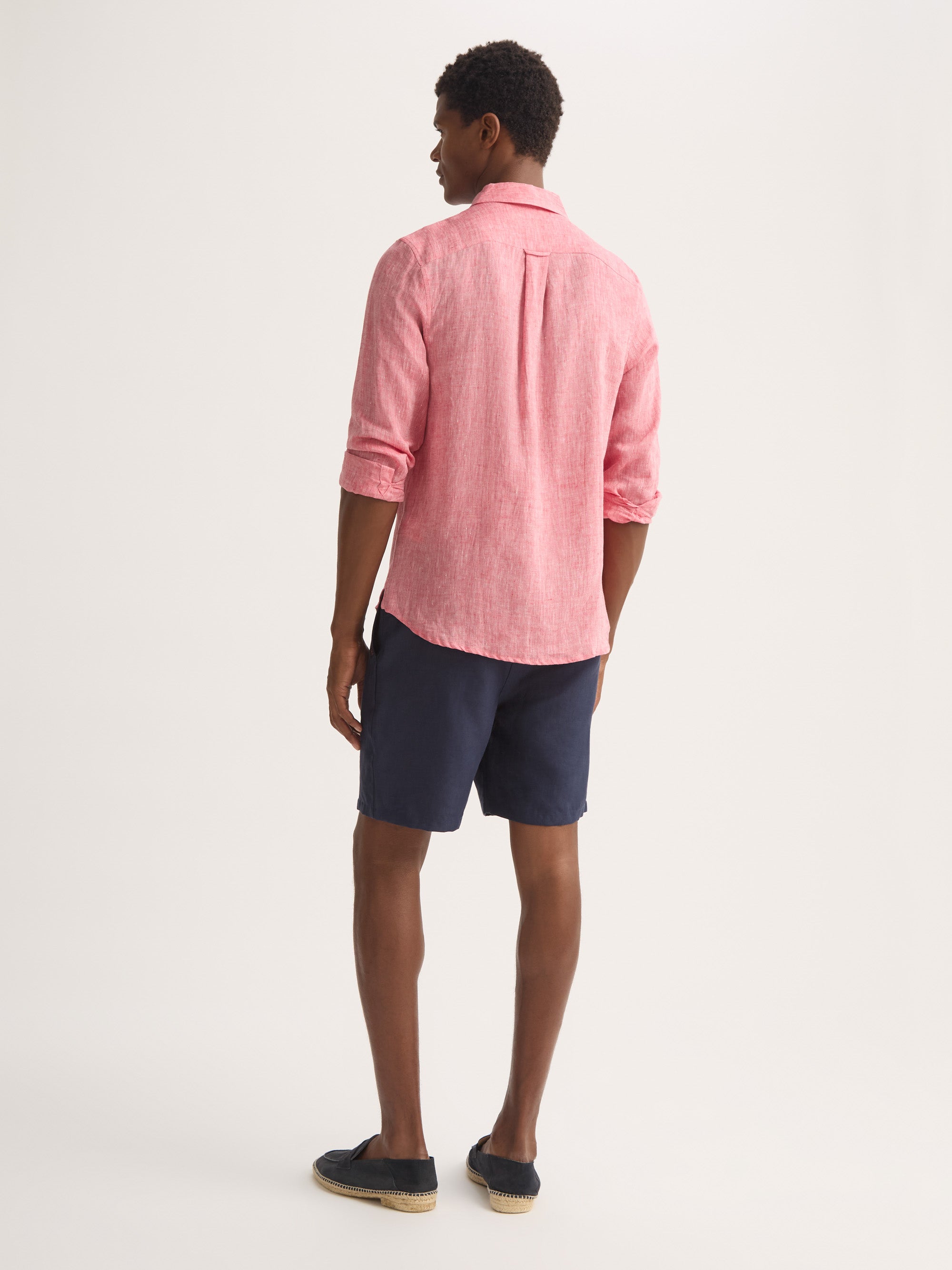 Men's Shorts Sydney Linen Navy