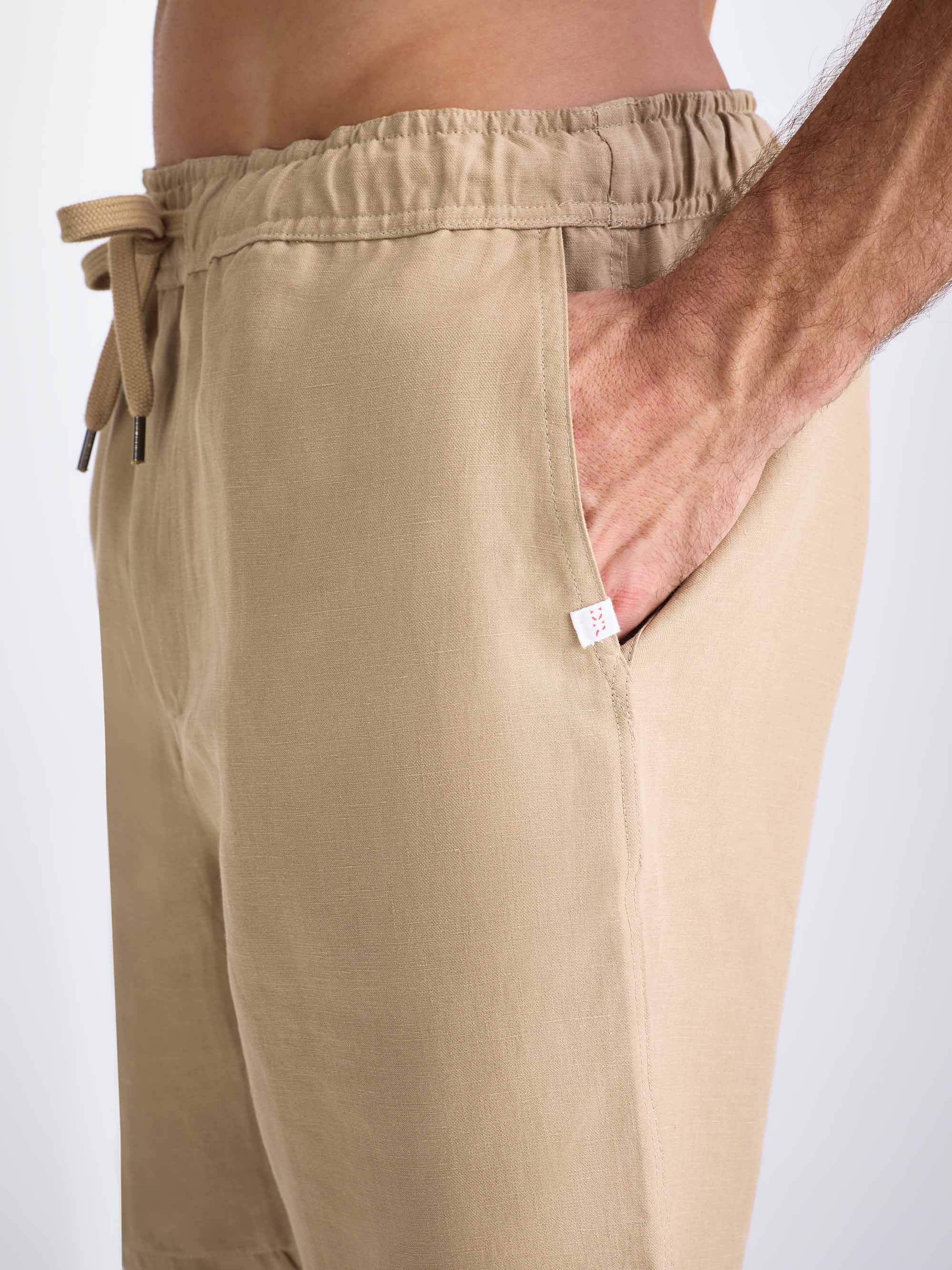 Men's Shorts Sydney Linen Sand
