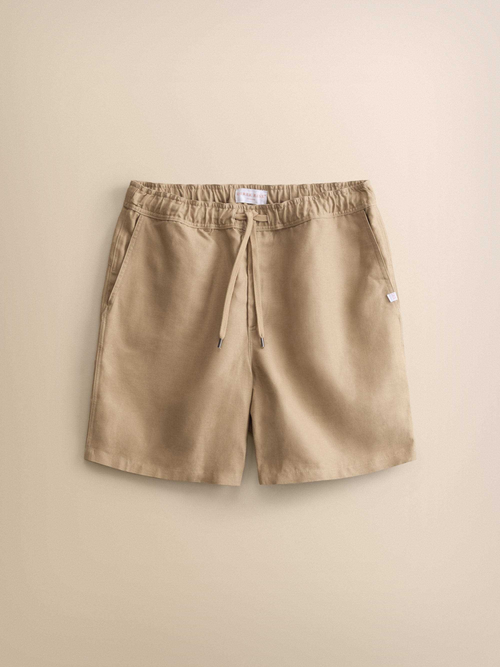 Sydney Linen Shorts Camel