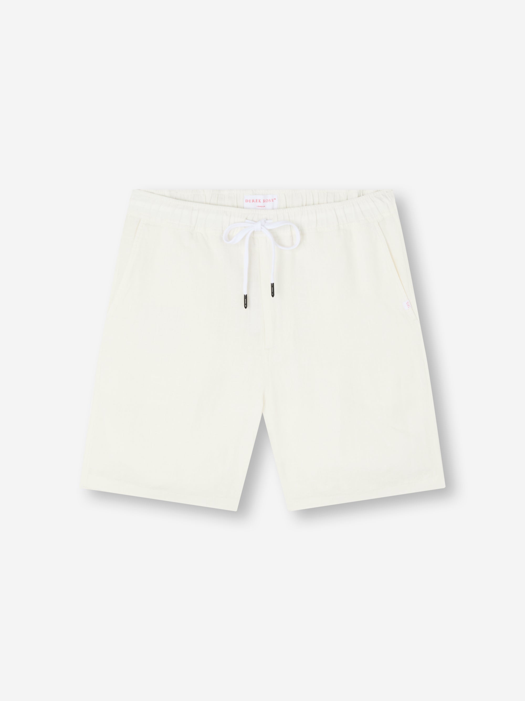 Men's Shorts Vienna Linen Off-White | Derek Rose