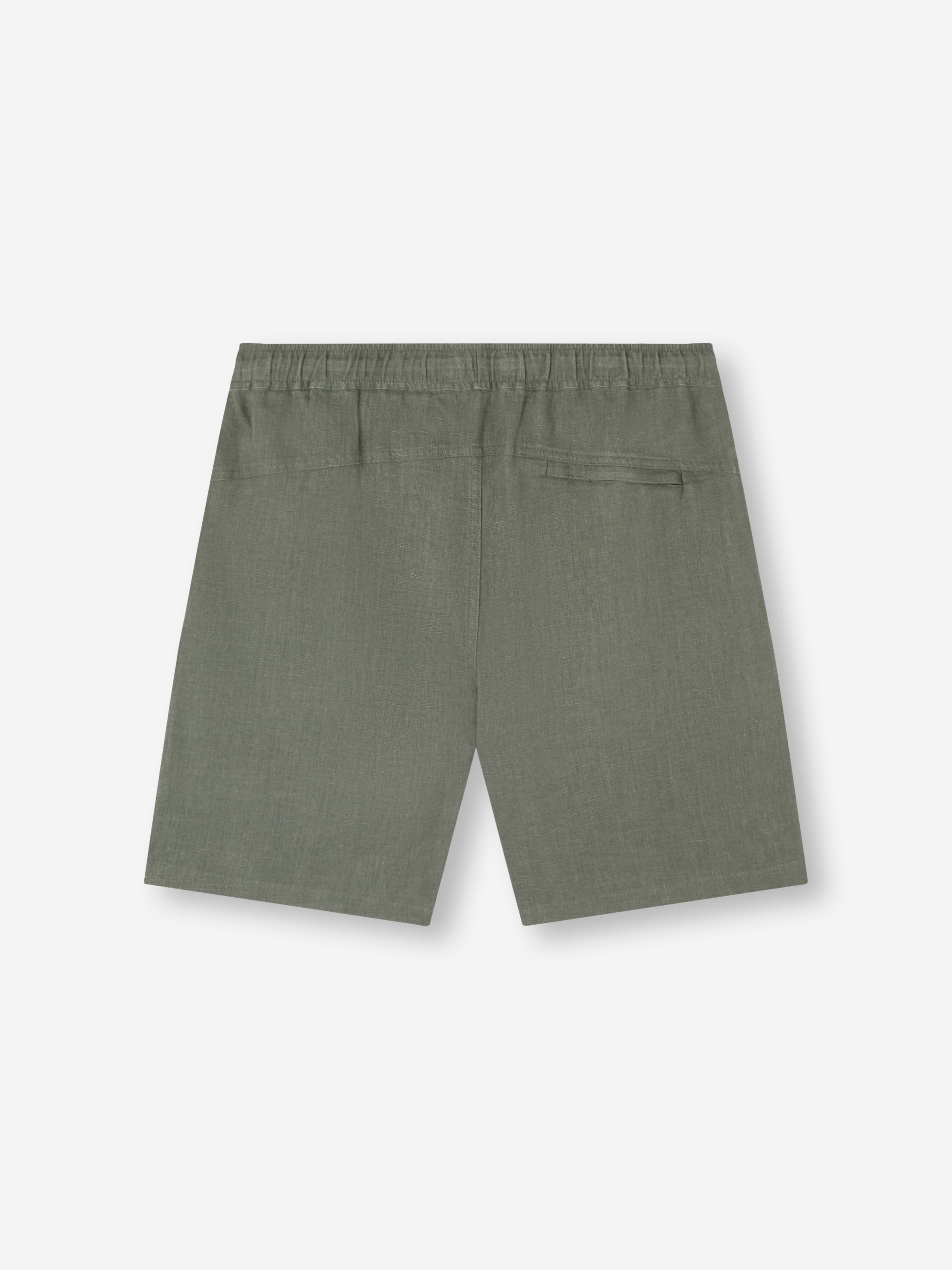 Men's Shorts Vienna Linen Khaki | Derek Rose