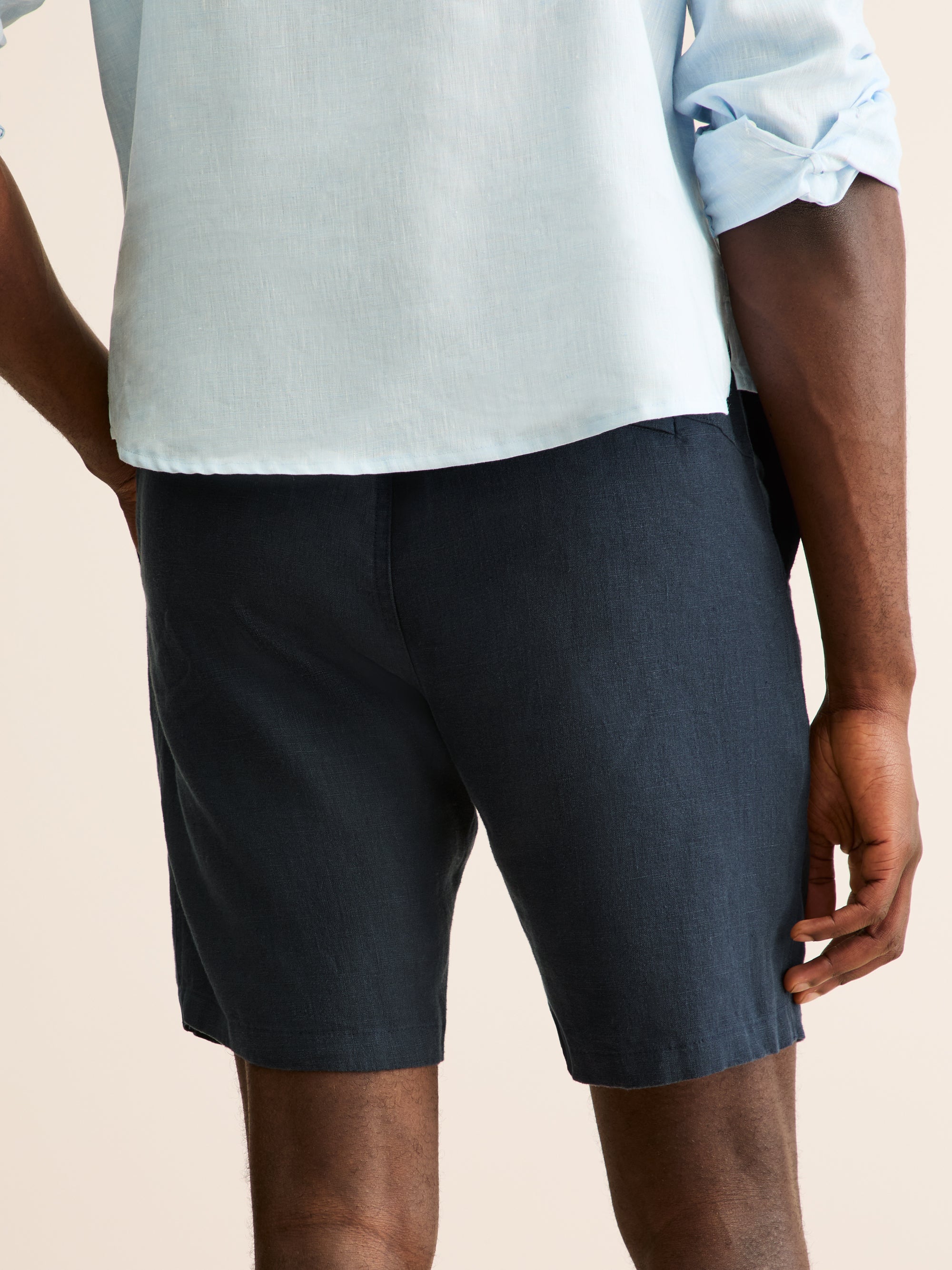 Men's Shorts Vienna Linen Navy