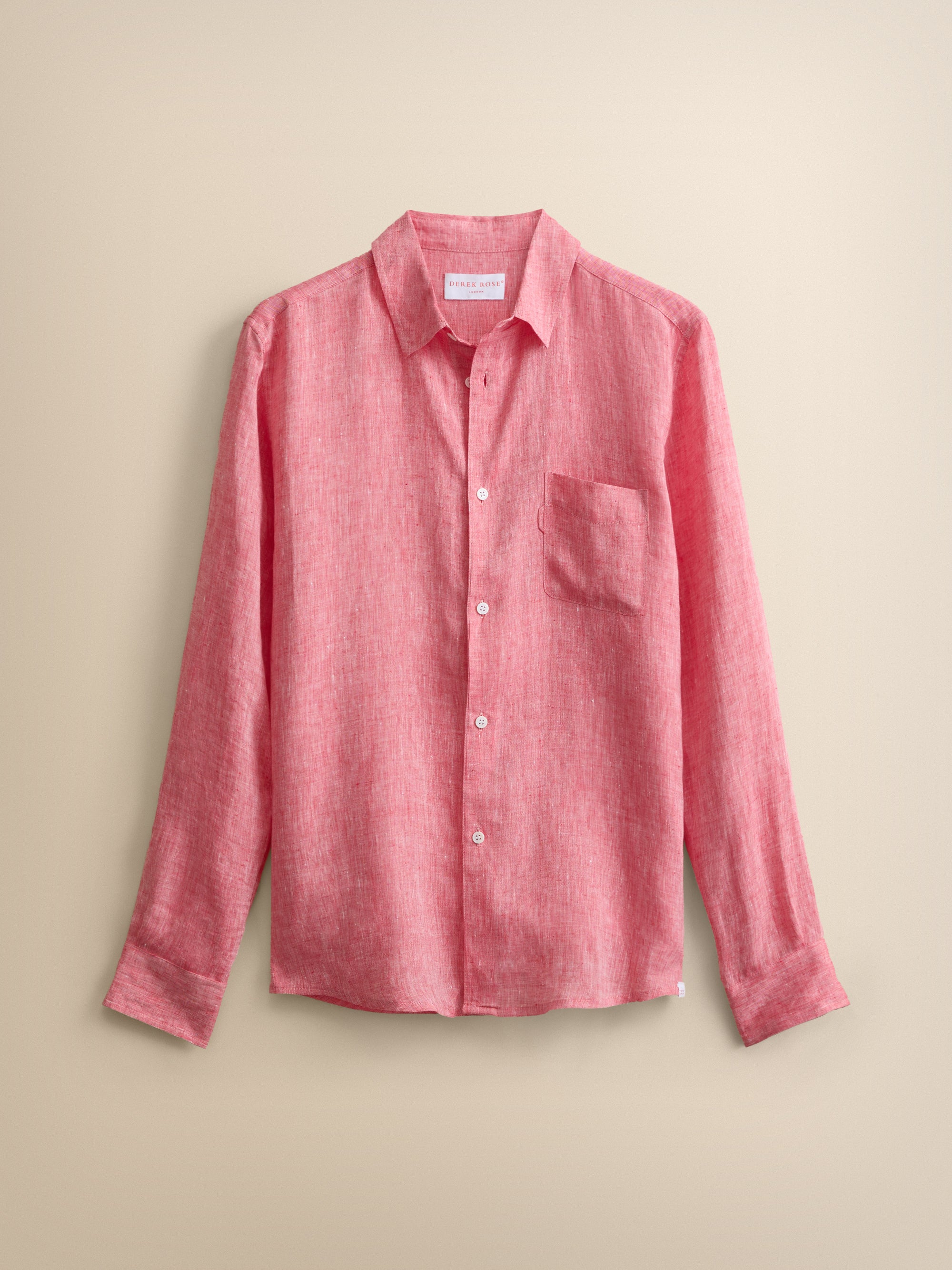 Monaco Linen Shirt Red
