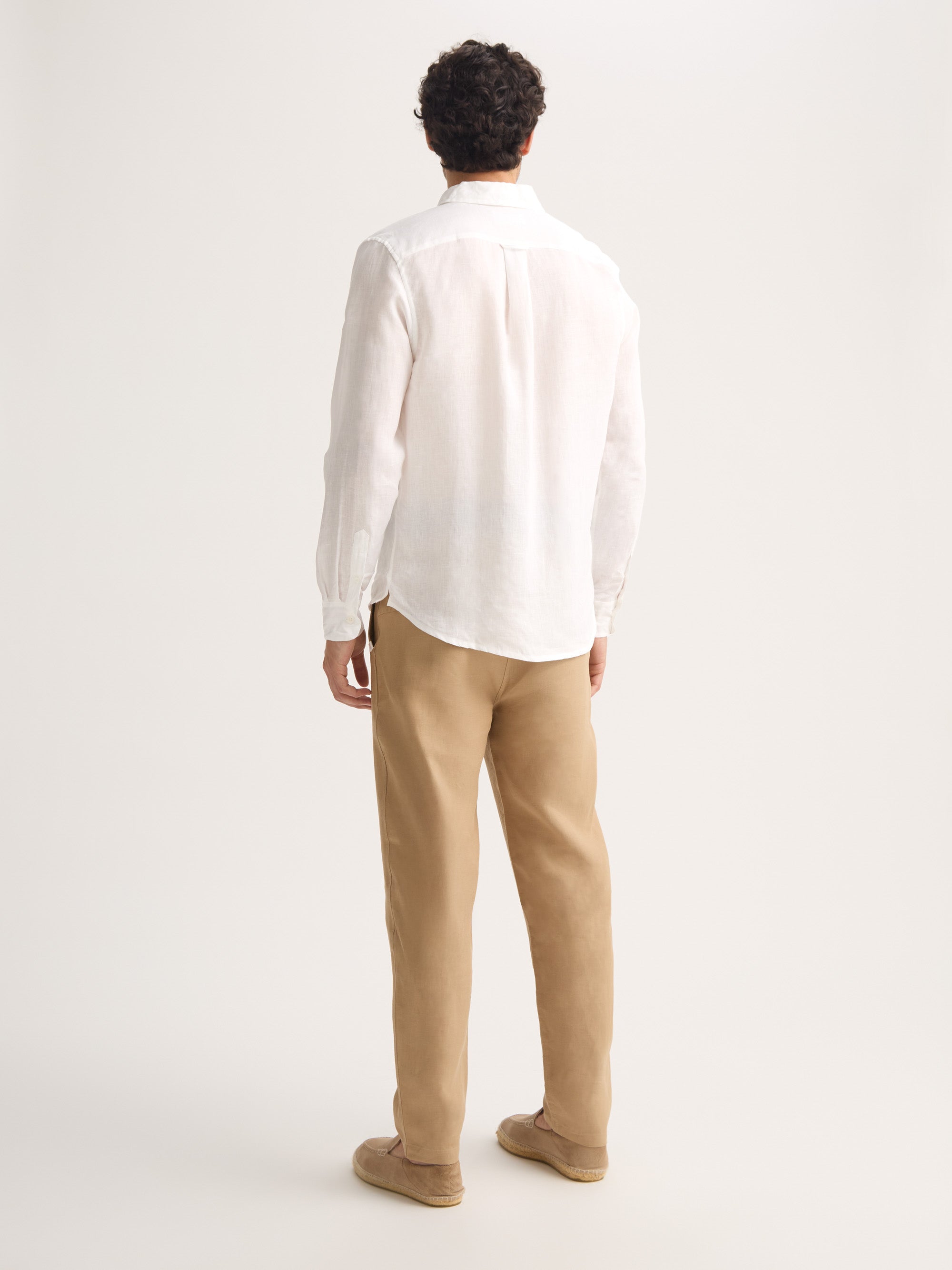 Men's Shirt Monaco Linen White