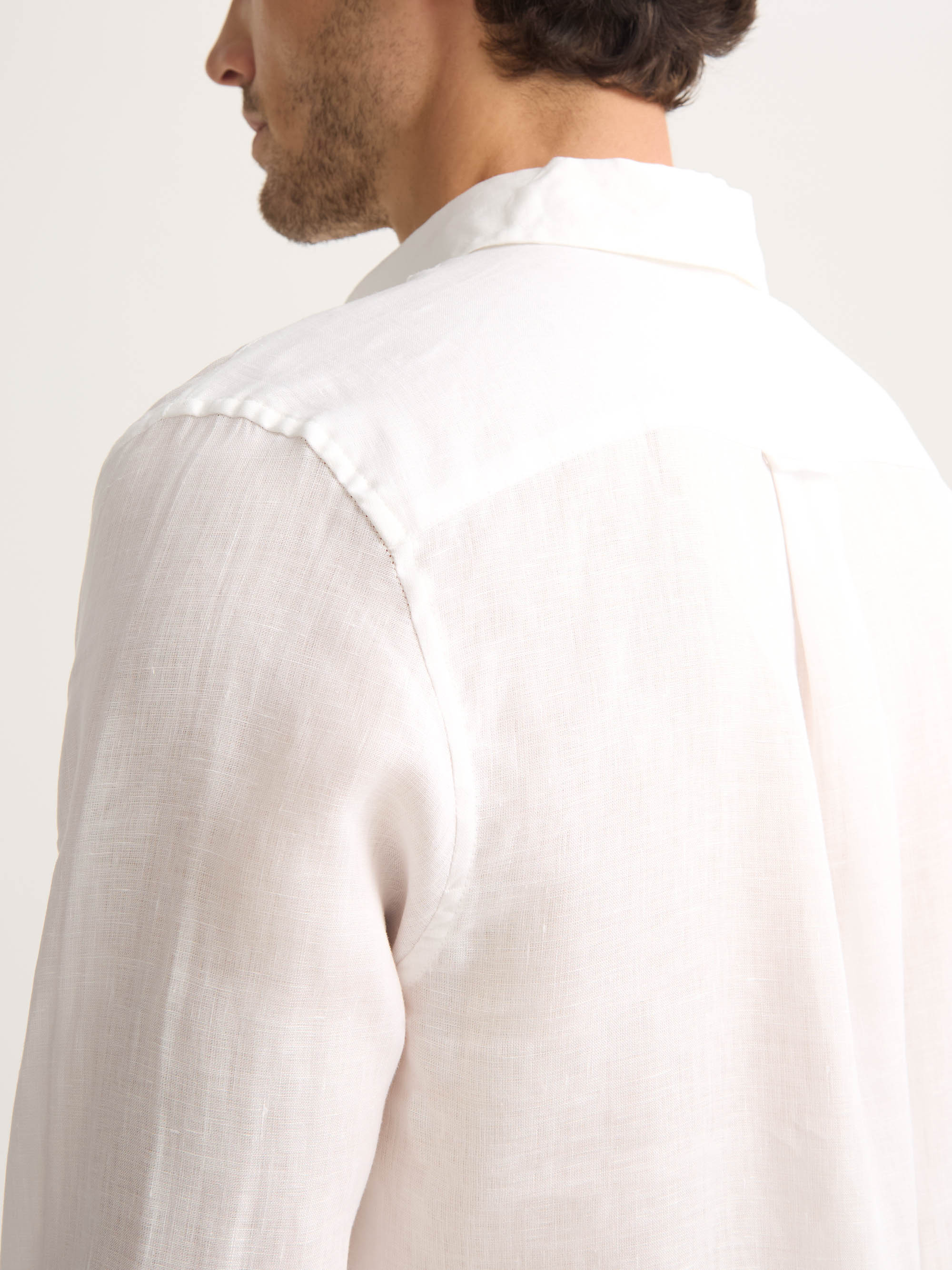 Men's Shirt Monaco Linen White