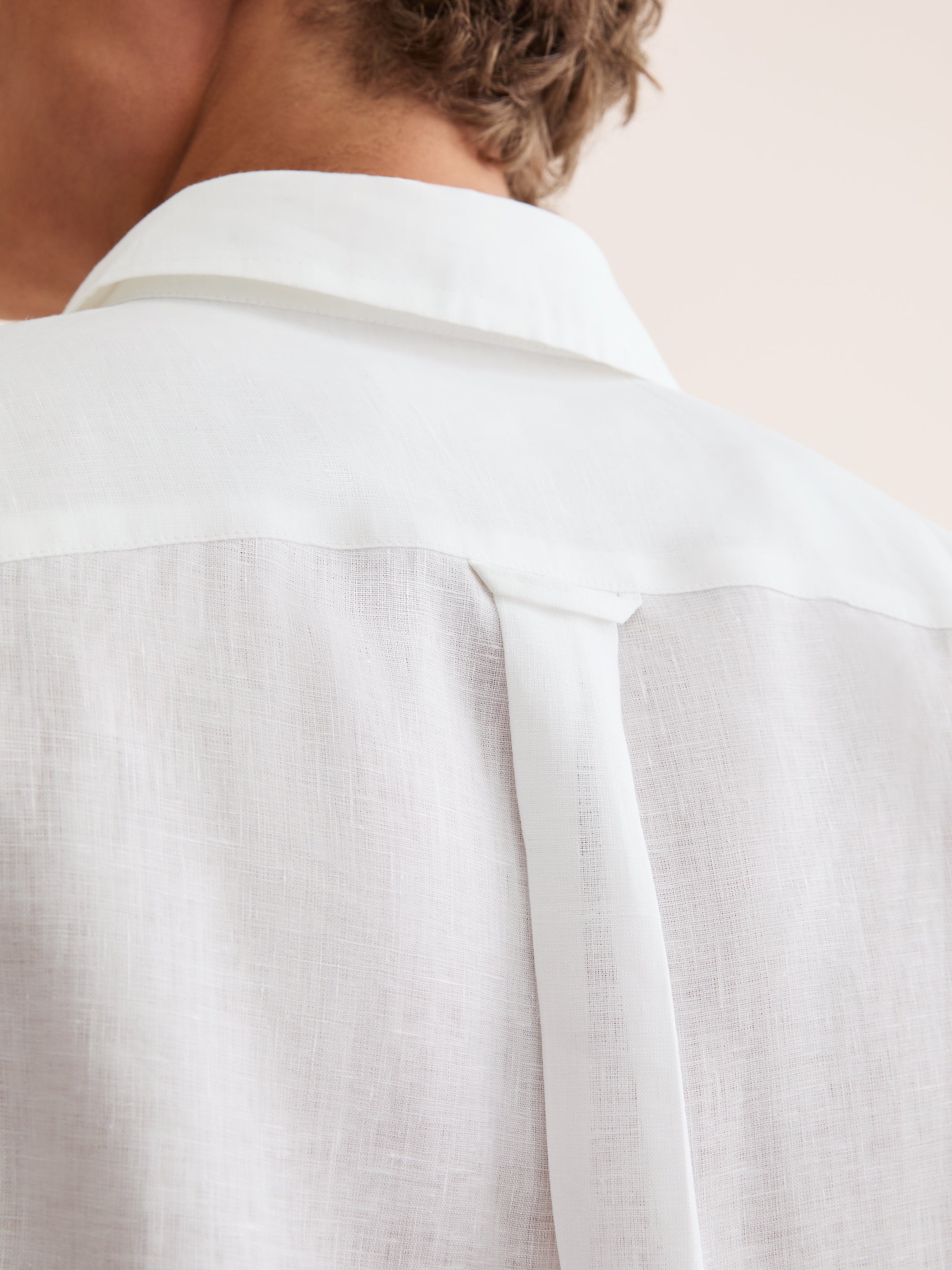 Men's Shirt Monaco Linen White