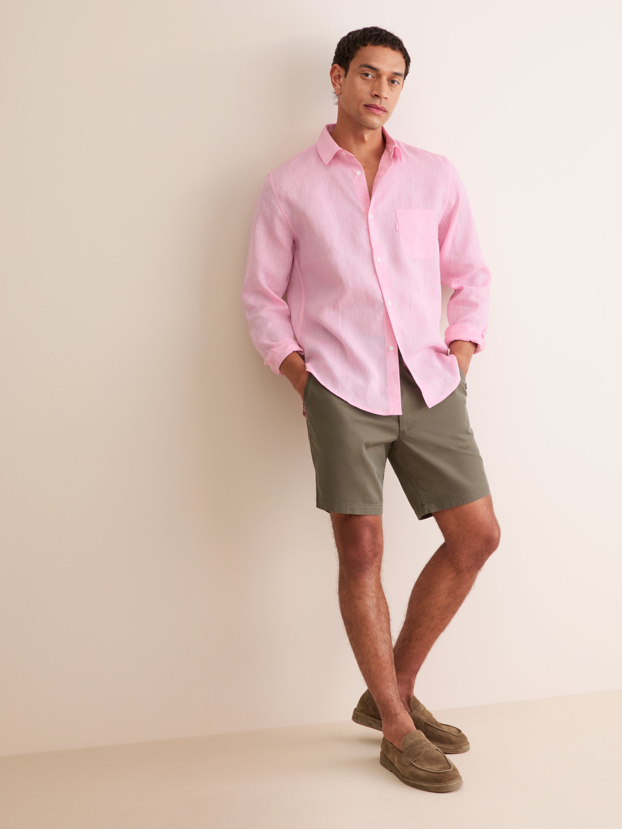 mens dusty pink dress shirt light pink dress shirt The Pink Kent Gingham Custom Shirt