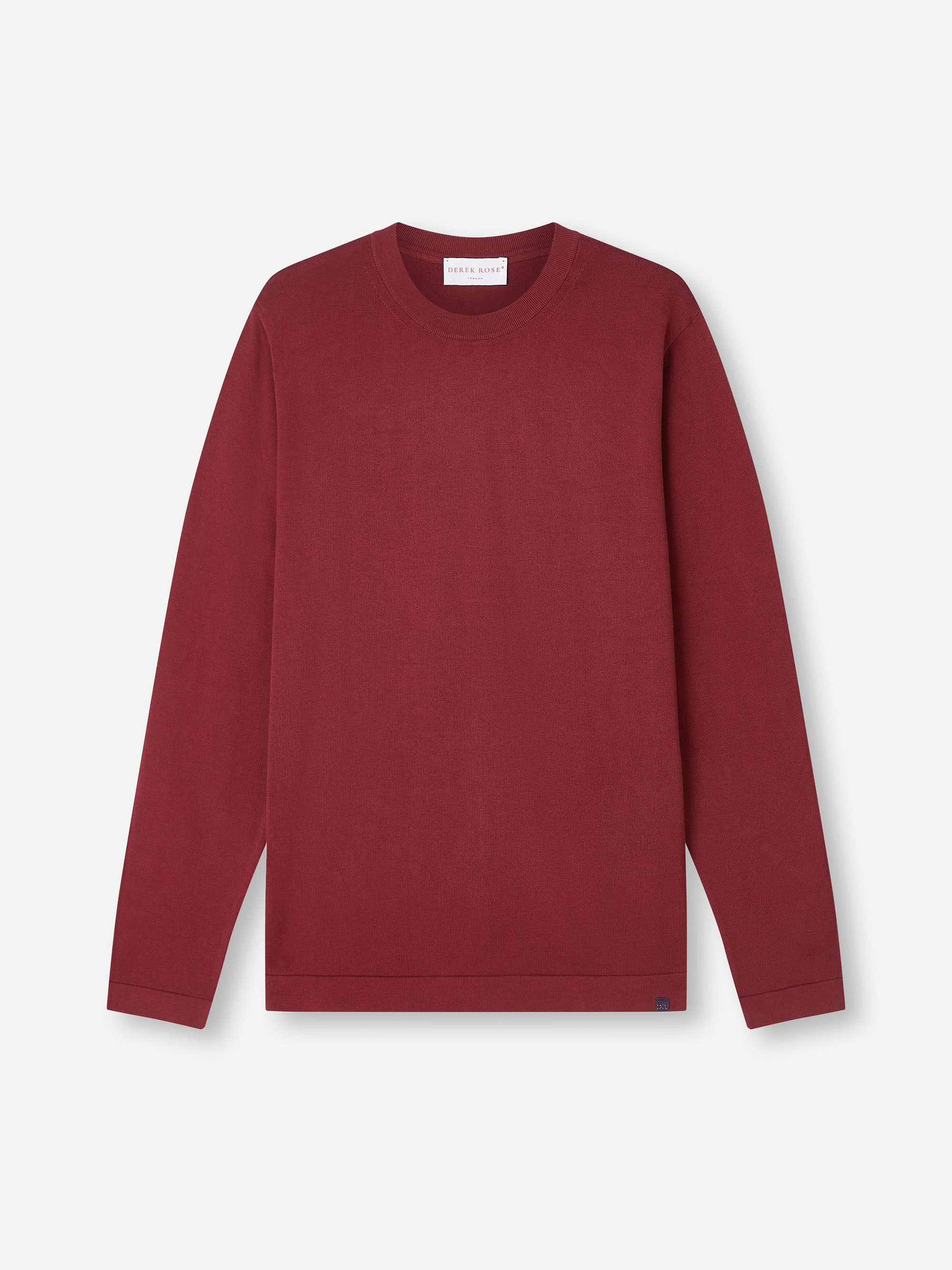 Men's Sweater Jacob Sea Island Cotton Burgundy