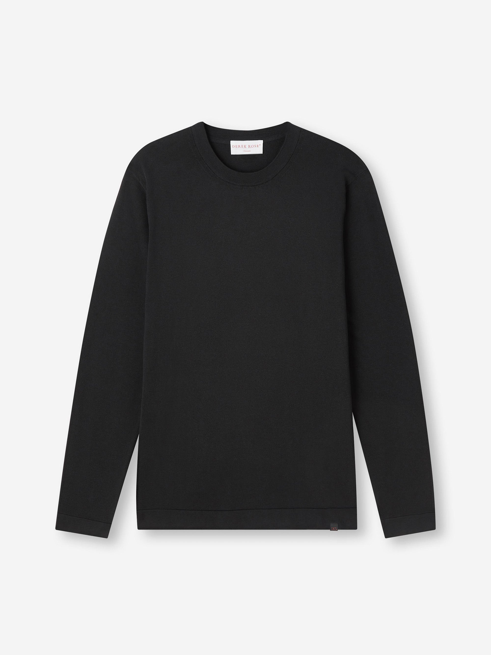 Men's Sweater Jacob Sea Island Cotton Black