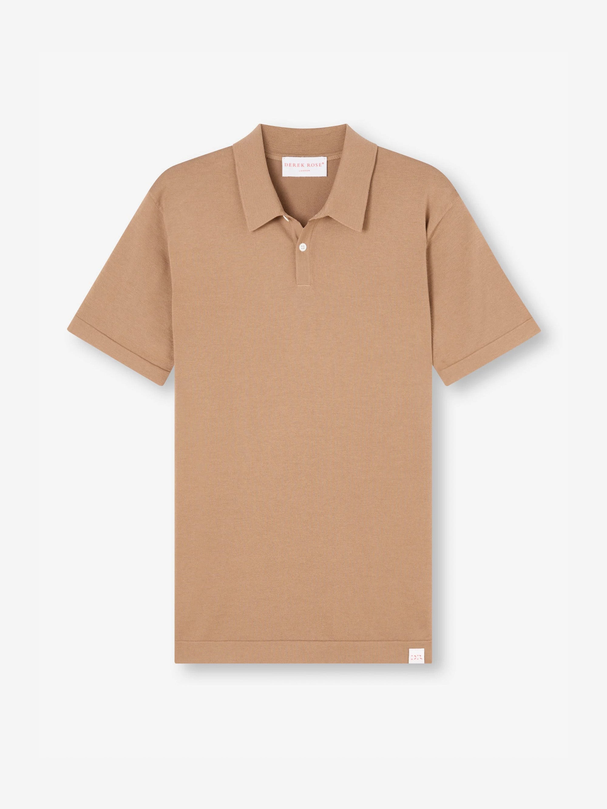 Men's Polo Shirts Jacob Sea Island Cotton Camel