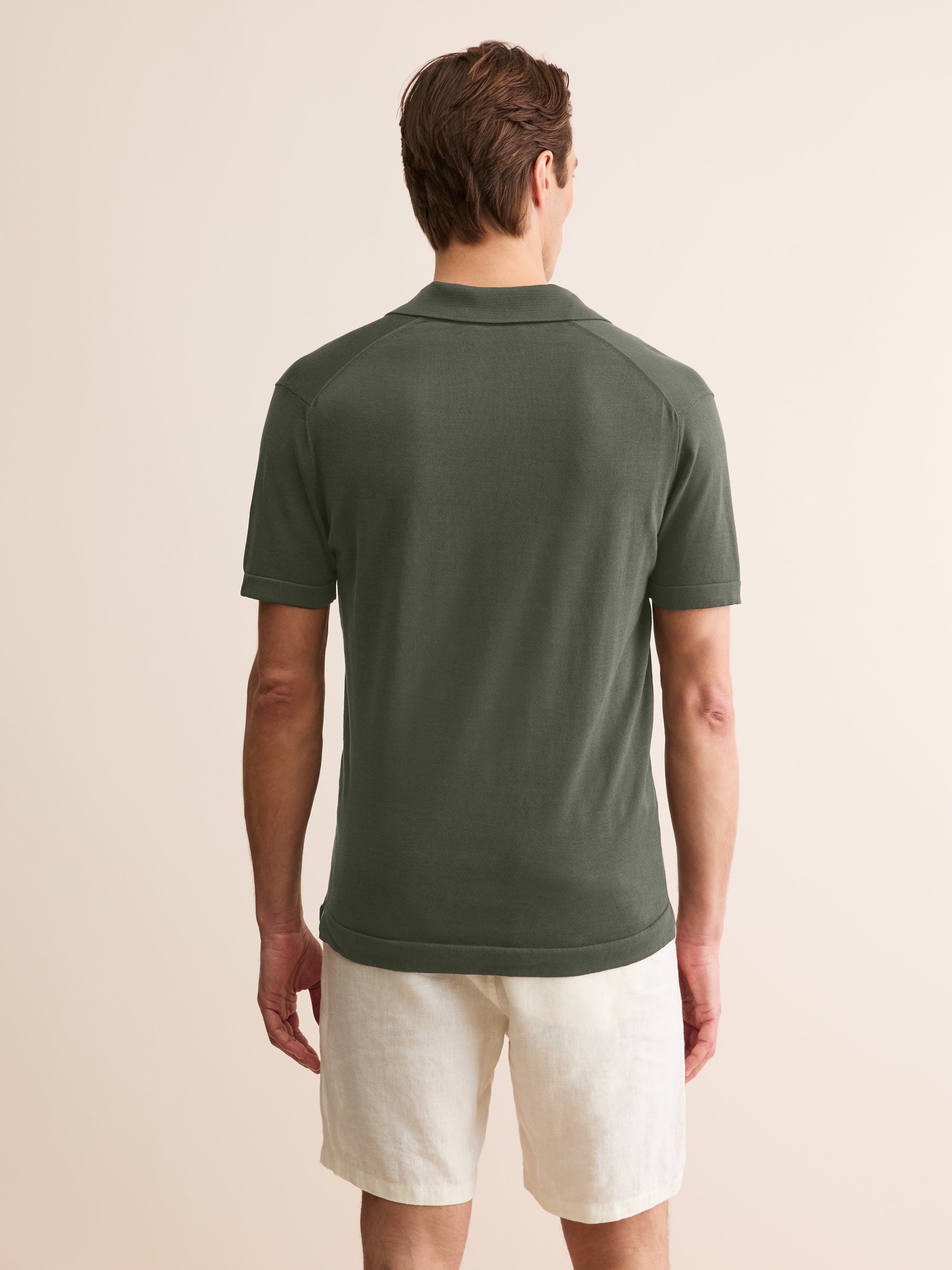 Men's Polo Shirt Jacob Sea Island Cotton Khaki