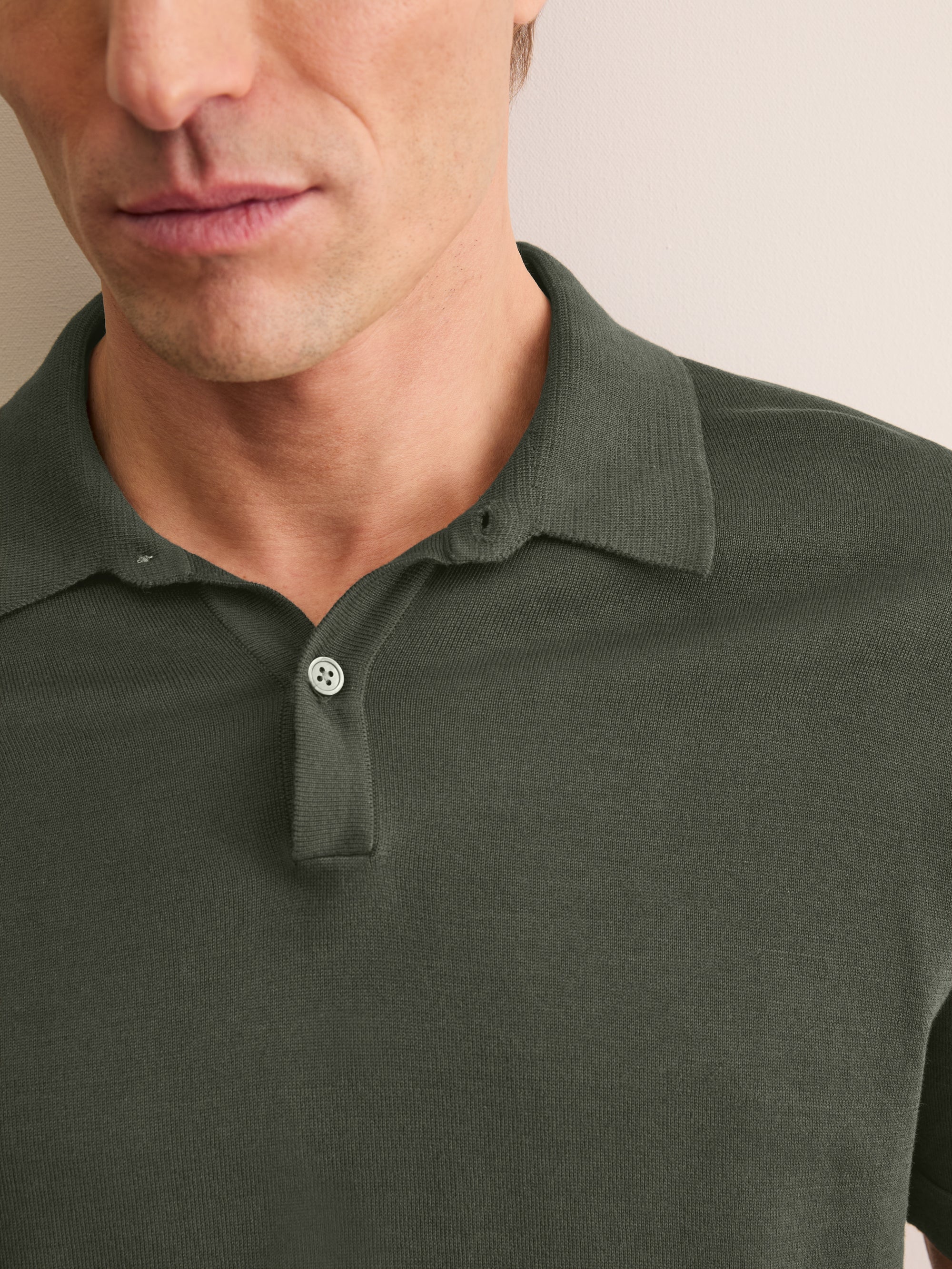 Men's Polo Shirt Jacob Sea Island Cotton Khaki