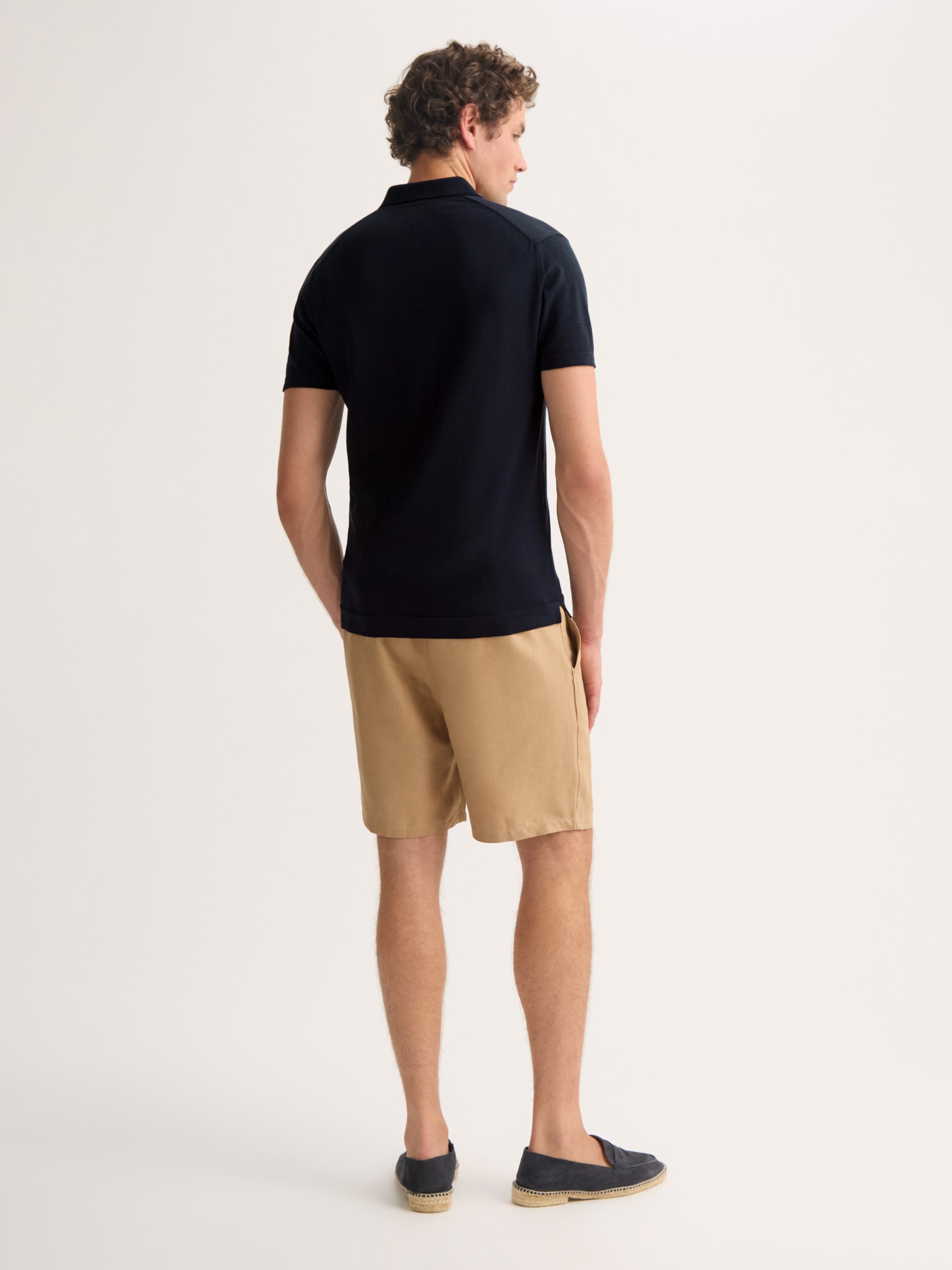 Men's Polo Shirt Jacob Sea Island Cotton Navy