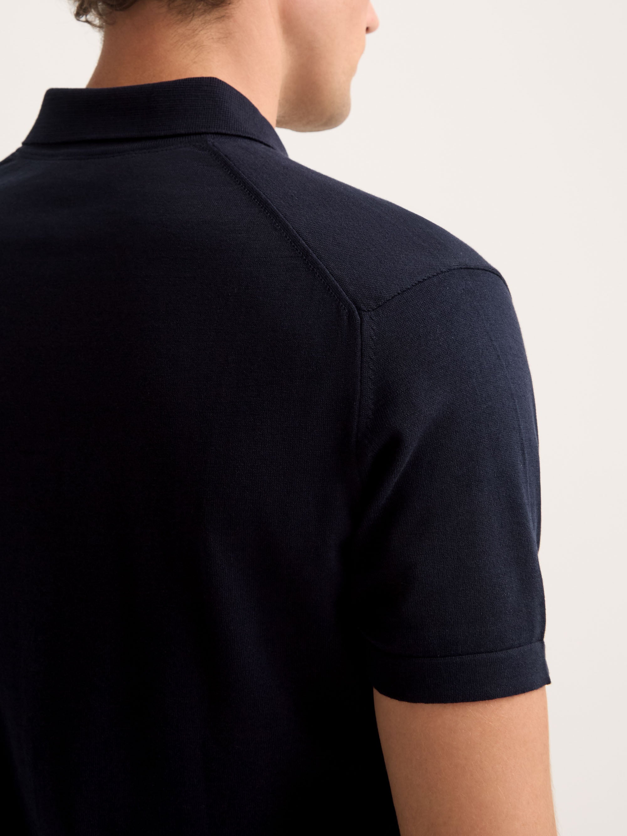 Men's Polo Shirt Jacob Sea Island Cotton Navy