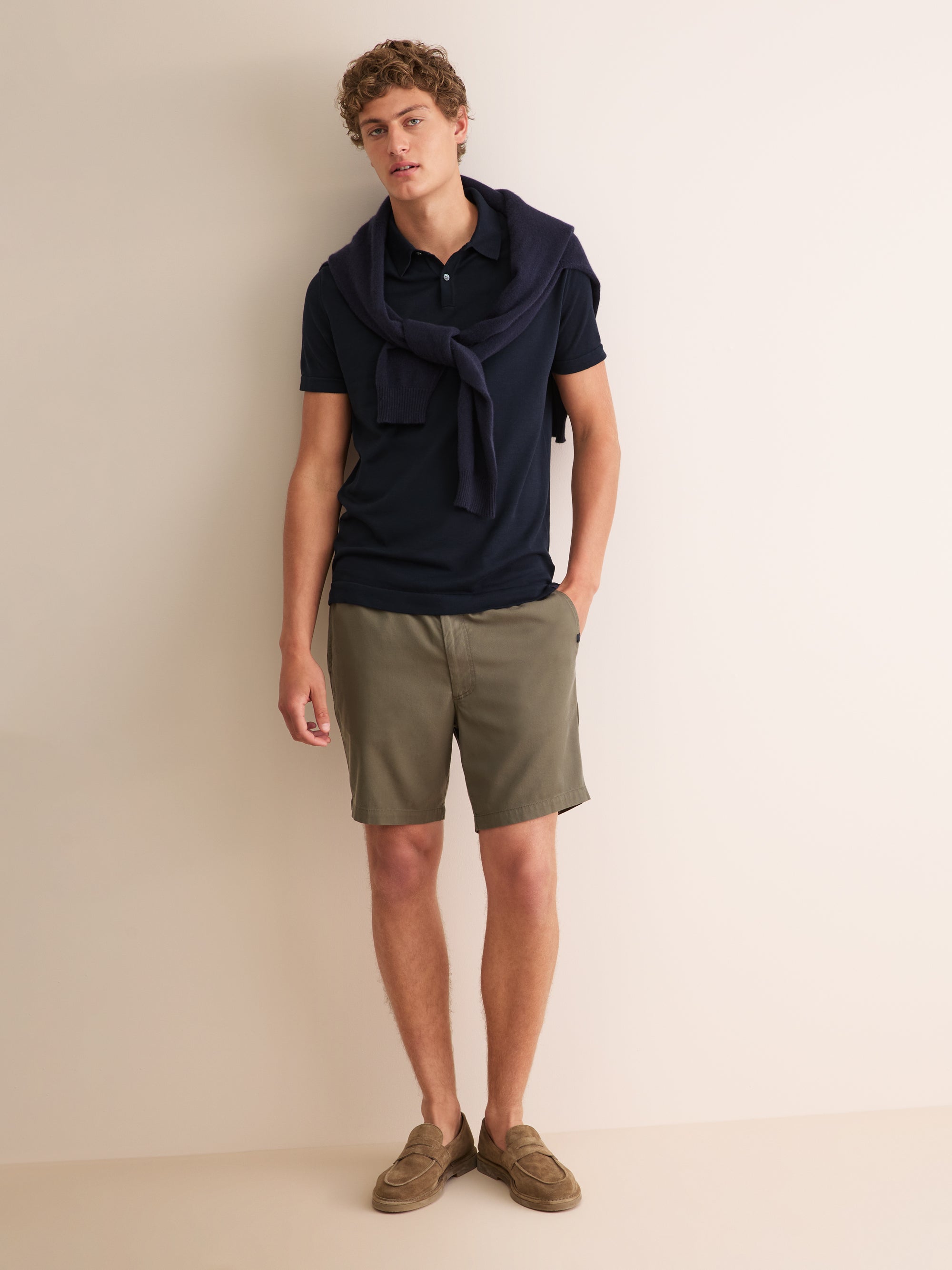 Men's Polo Shirt Jacob Sea Island Cotton Navy