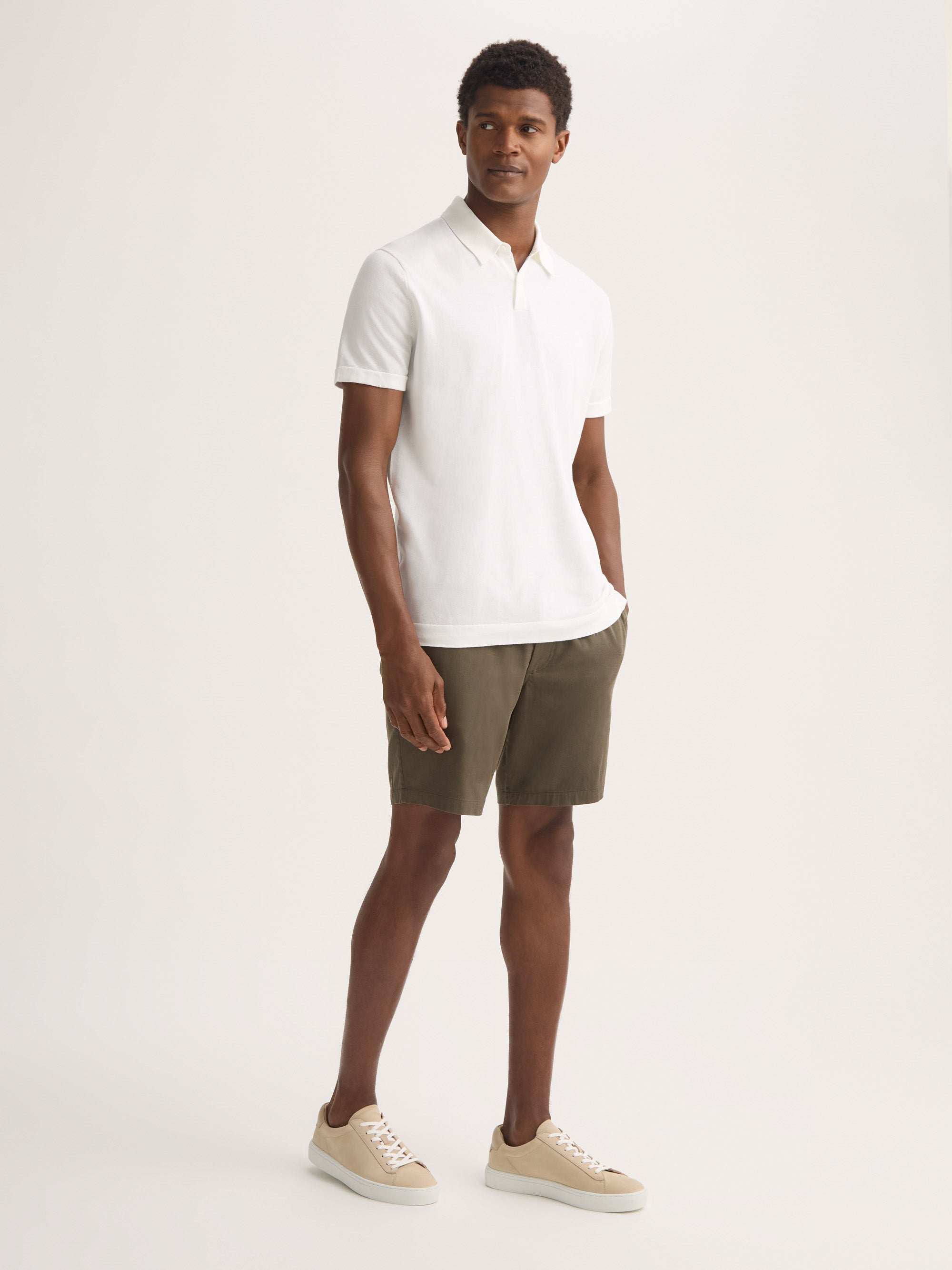Men's Polo Shirt Jacob Sea Island Cotton White