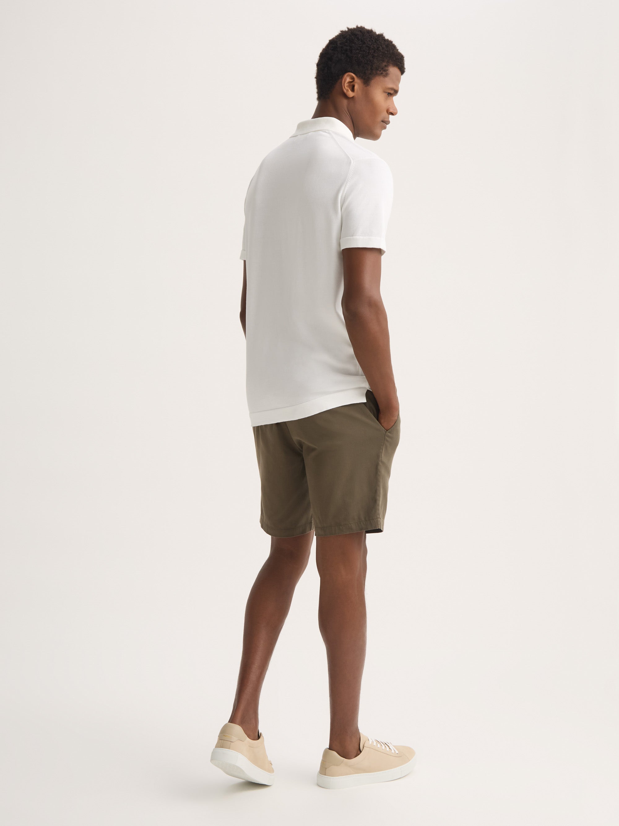Men's Polo Shirt Jacob Sea Island Cotton White