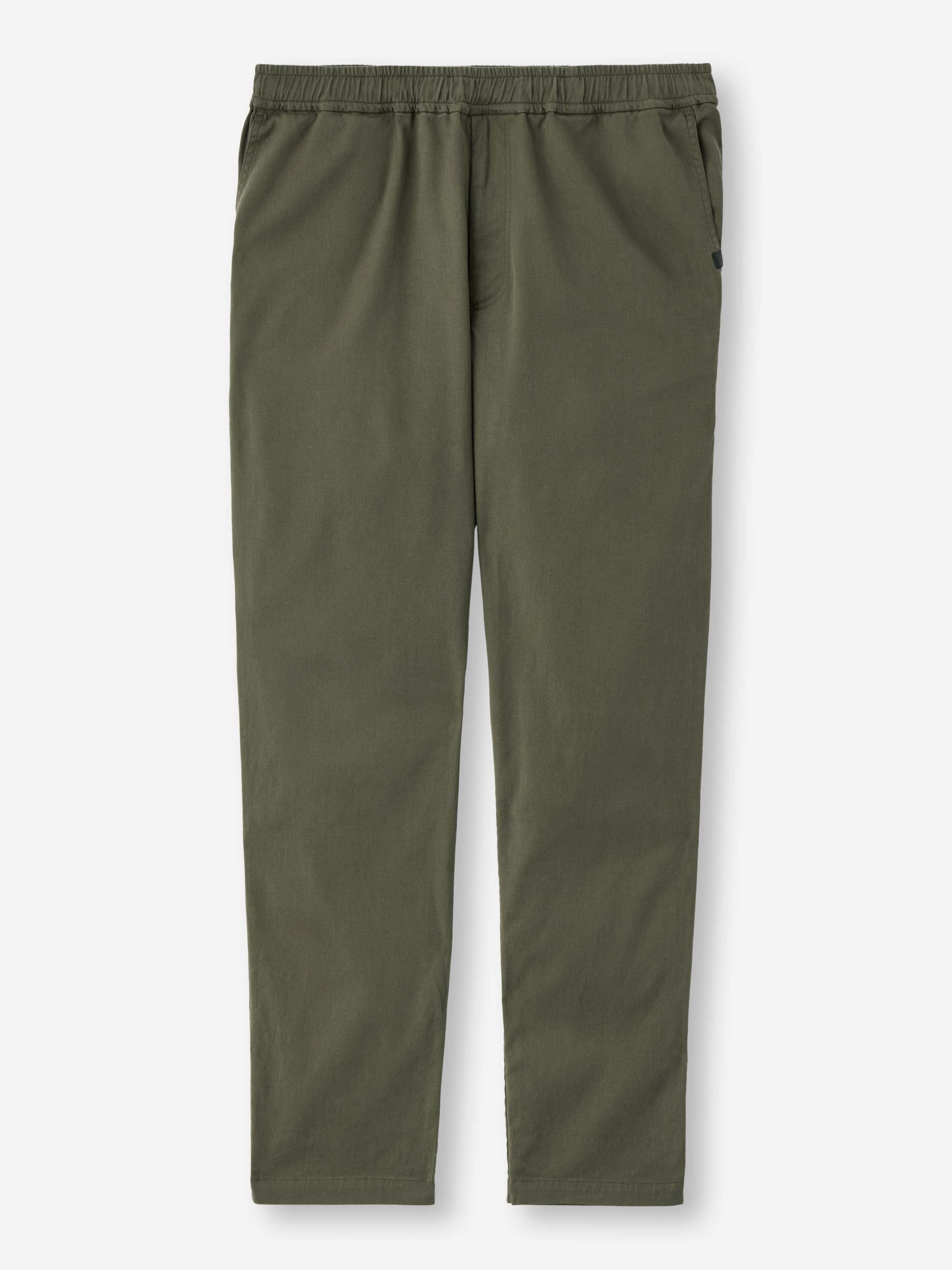 Men's Trousers Harris Lyocell Cotton Khaki