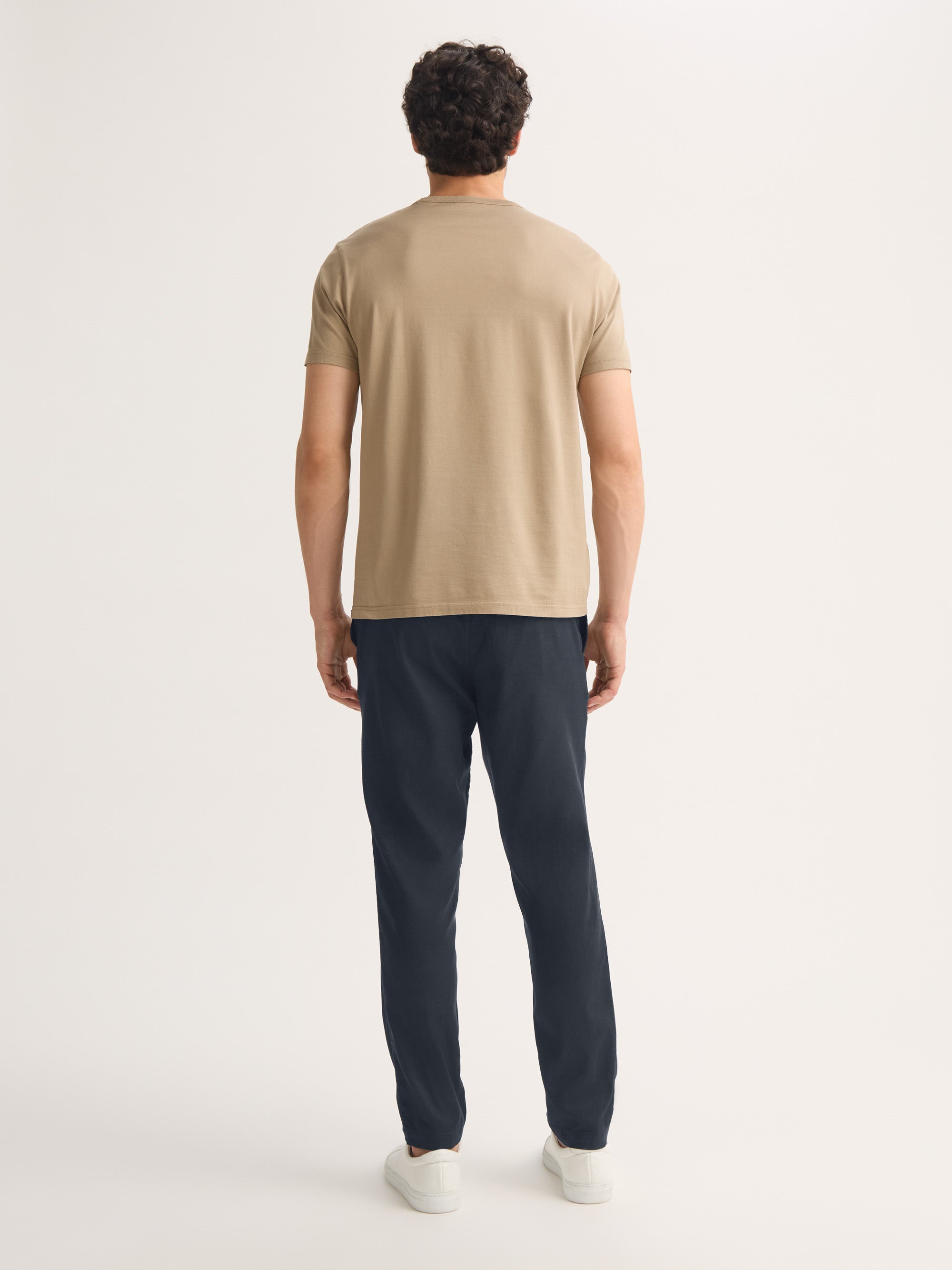Men's Trousers Harris Lyocell Cotton Navy