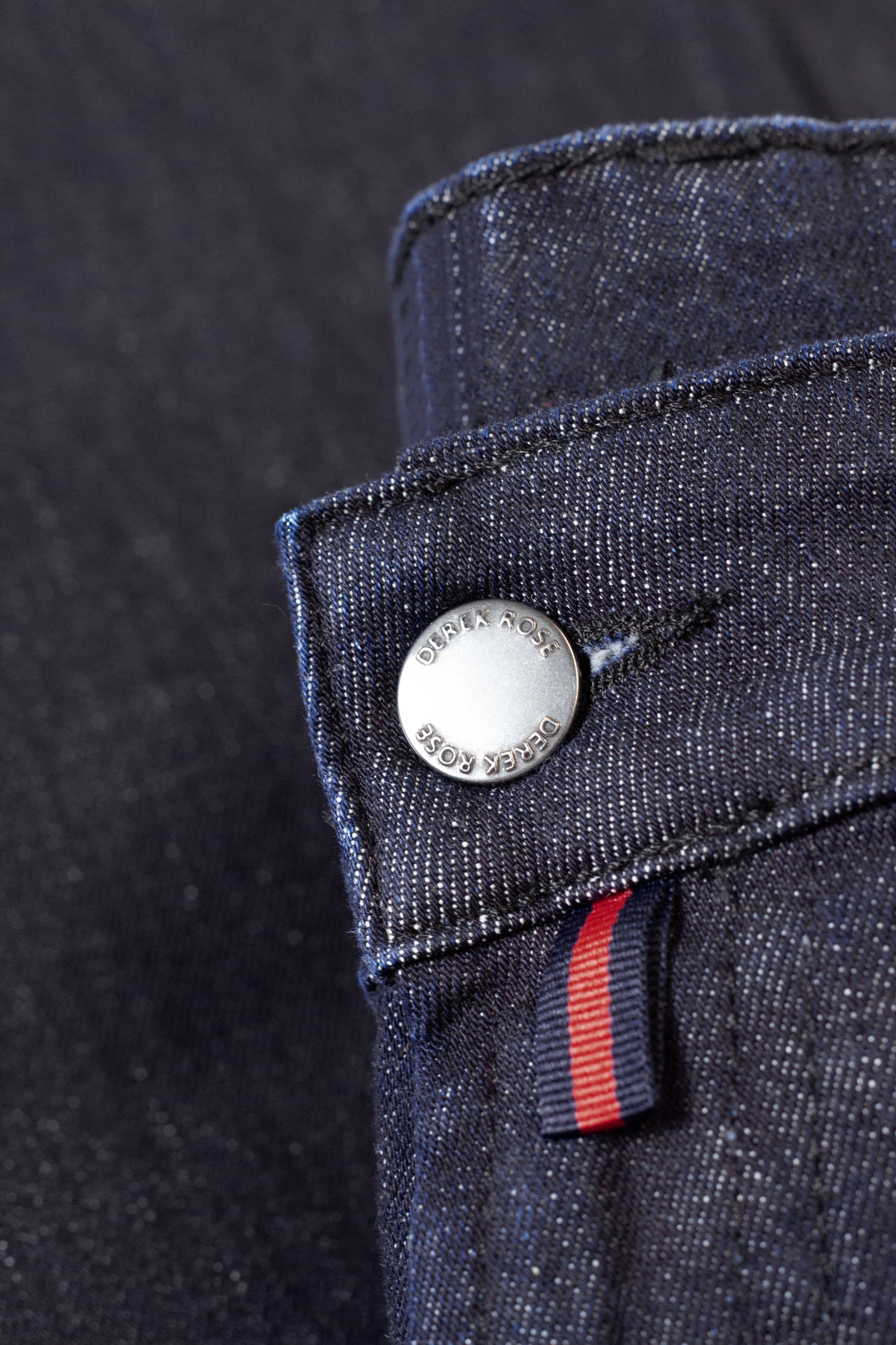 Men's Denim Jeans Soft Wash Dark Blue