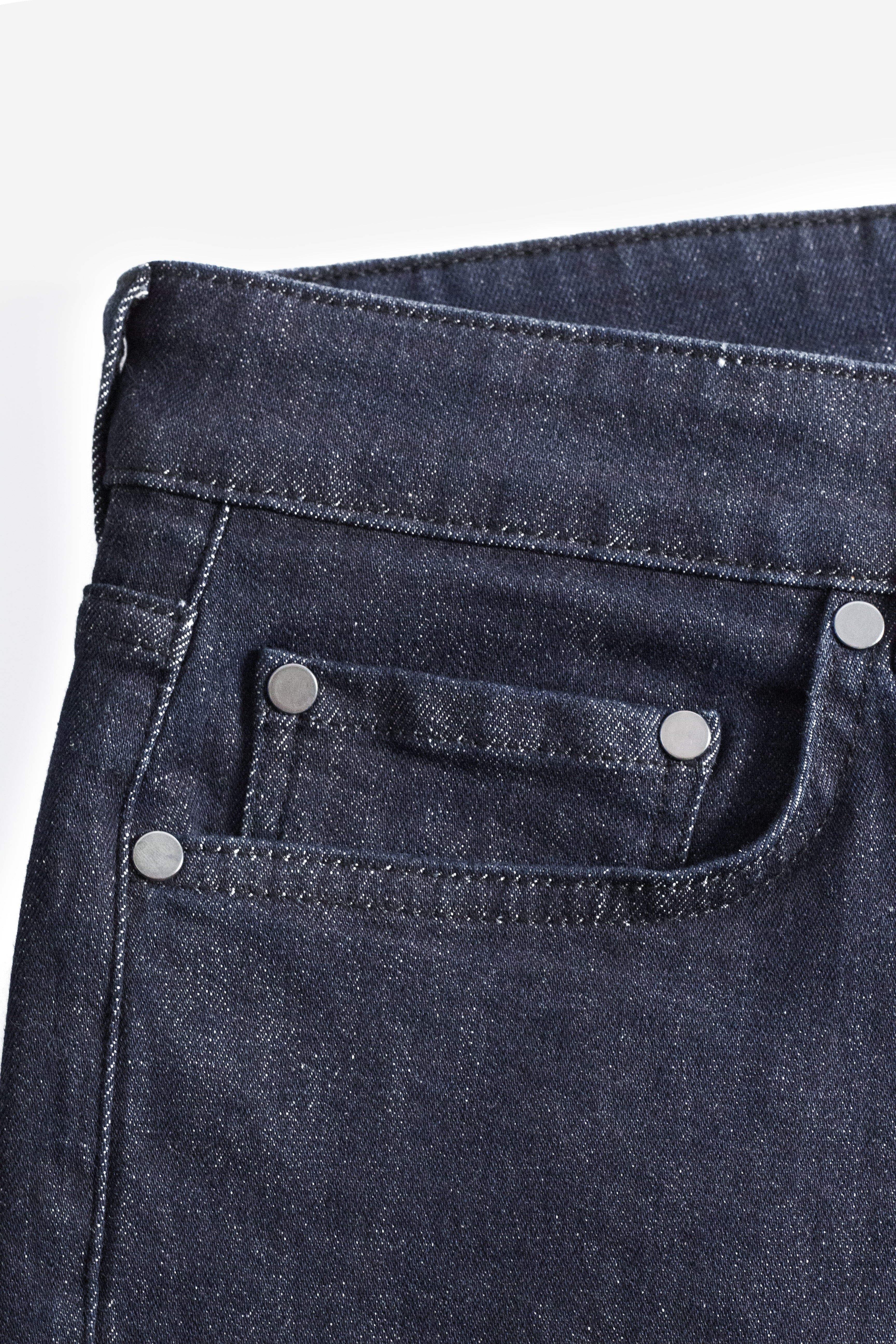 Men's Denim Jeans Soft Wash Dark Blue