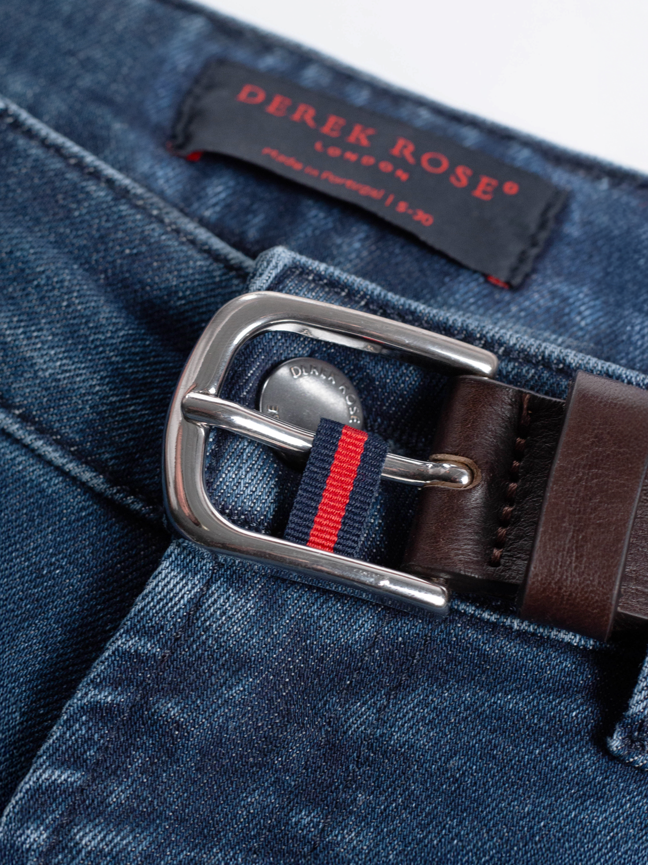 Men's Denim Jeans Soft Wash Mid Blue