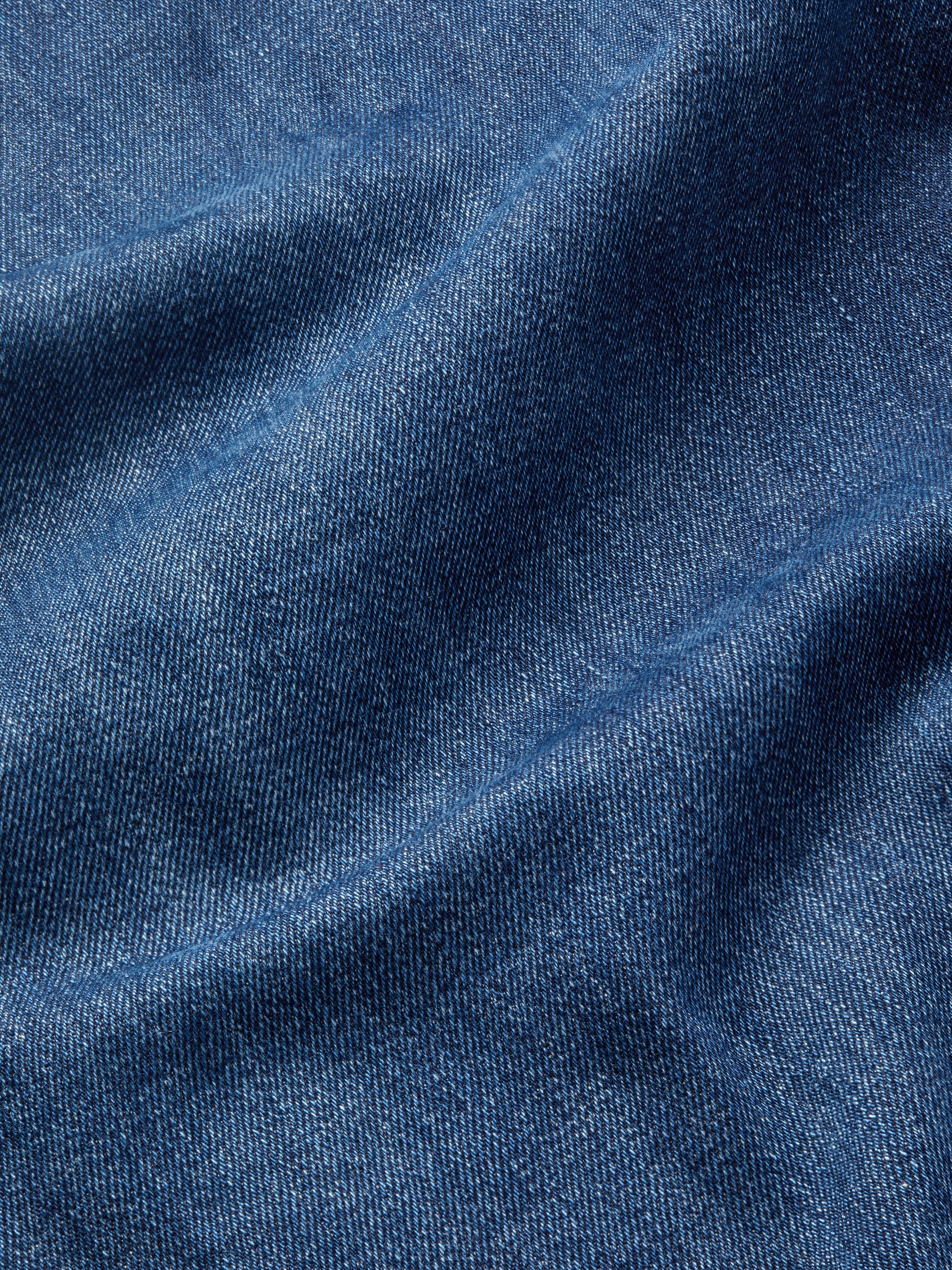 Men's Denim Jeans Soft Wash Mid Blue