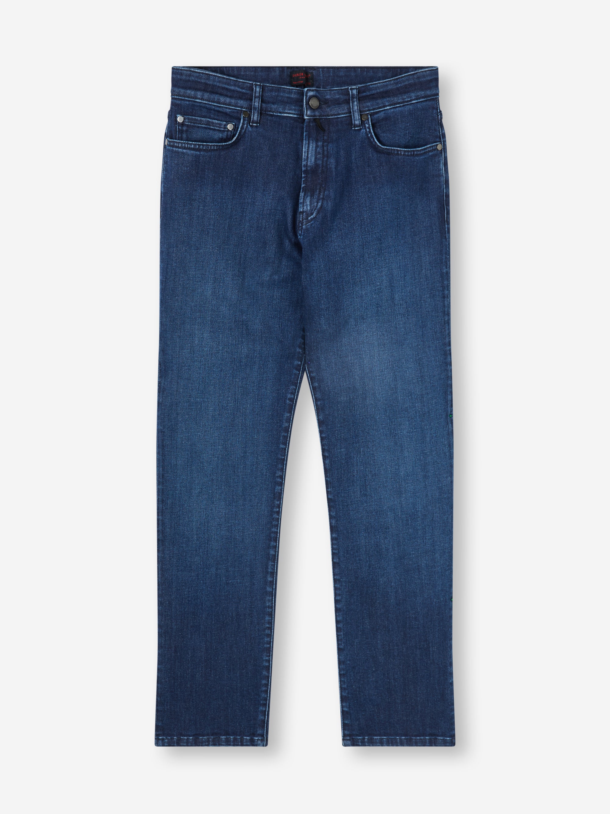 Men's Denim Jeans Soft Wash Dark Blue