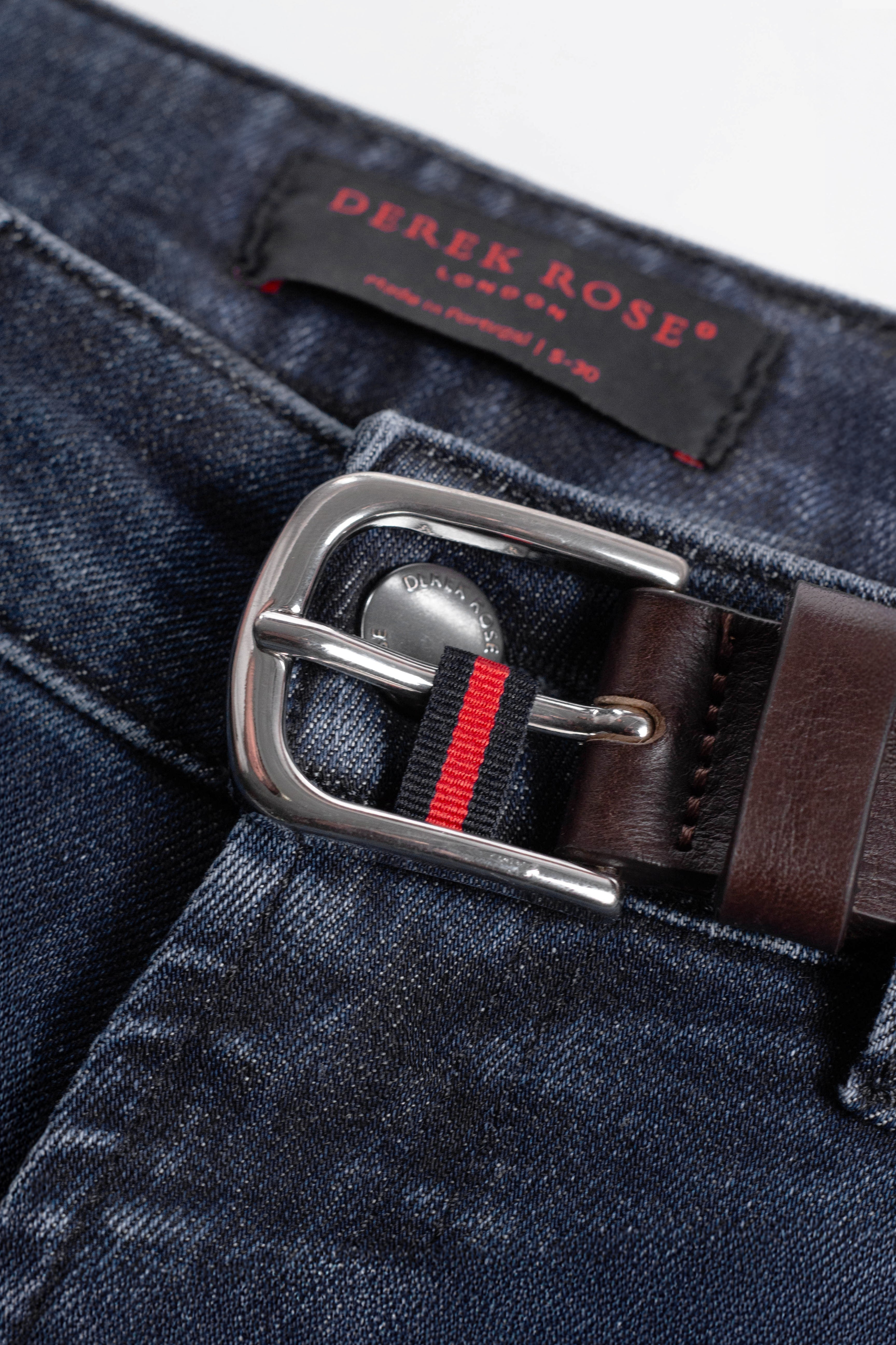 Men's Denim Jeans Soft Wash Indigo Blue