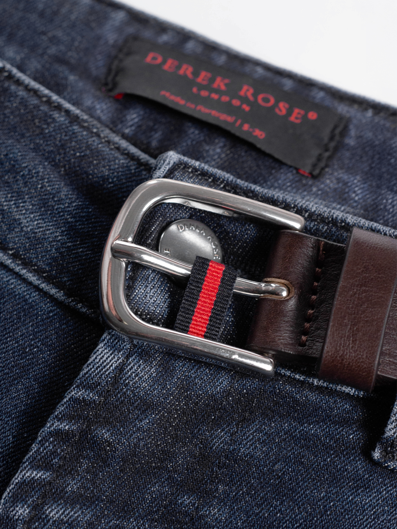 Men's Denim Jeans Soft Wash Indigo Blue