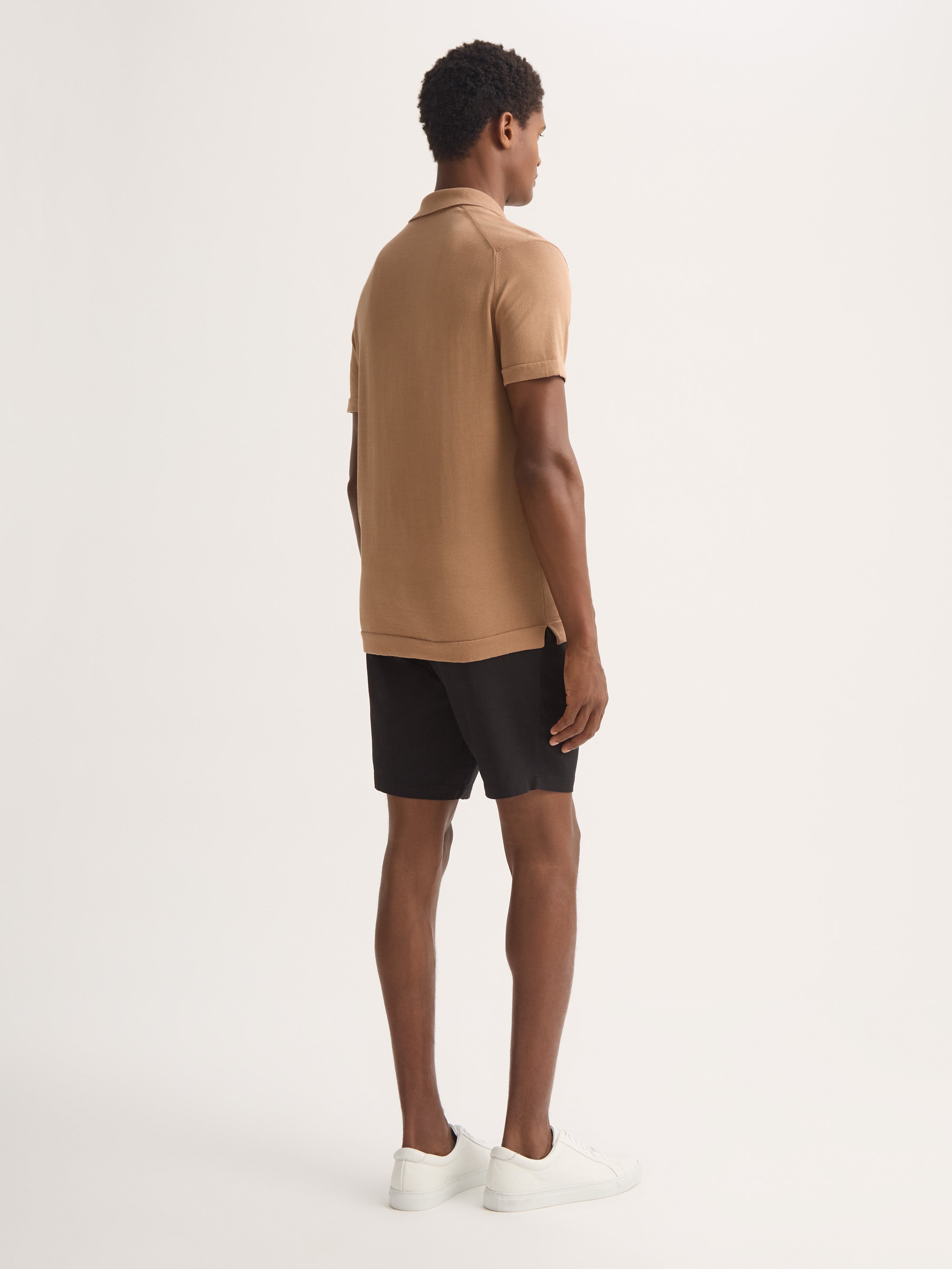 Men's Shorts Harris Lyocell Cotton Black