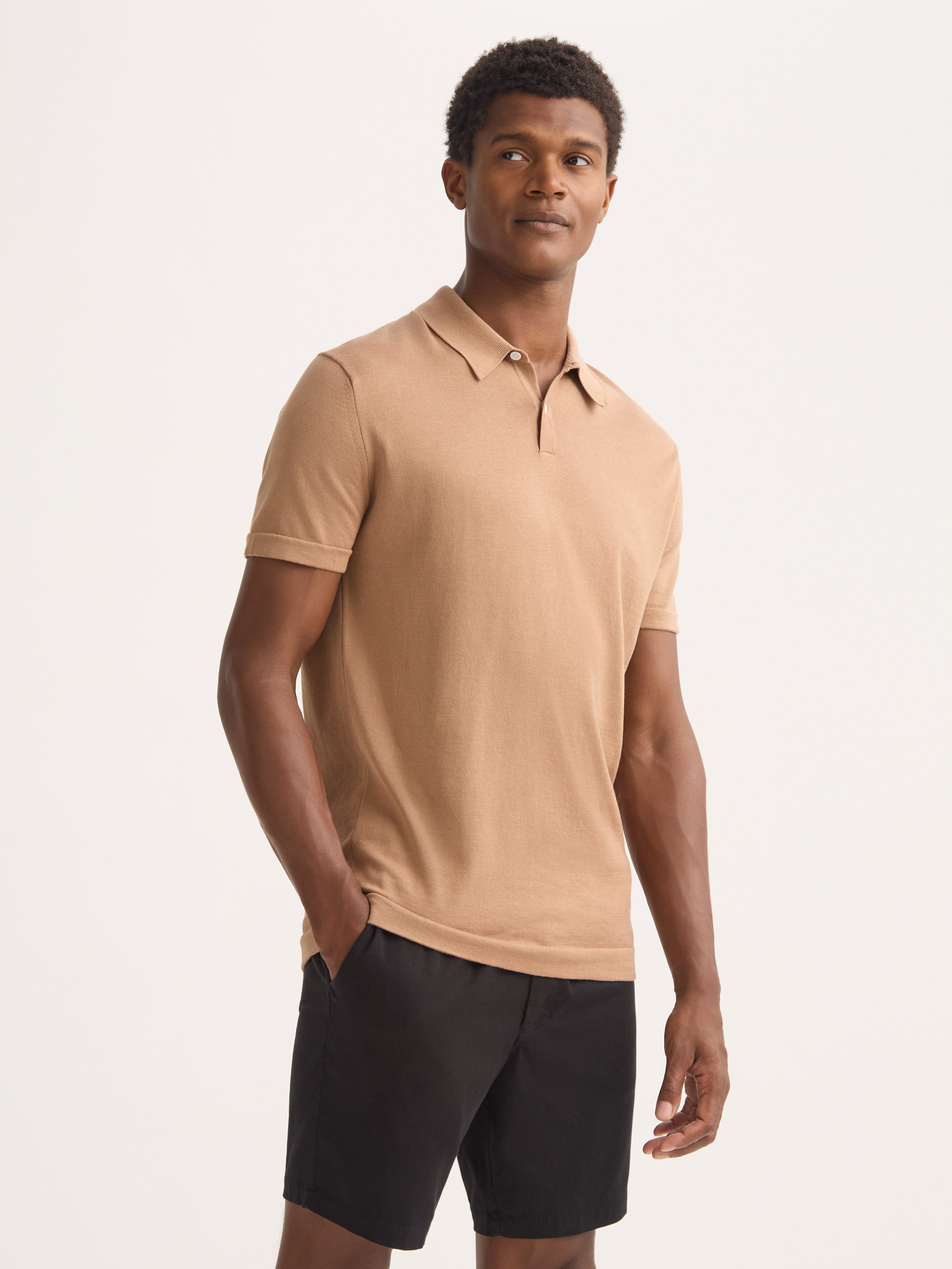 Men's Shorts Harris Lyocell Cotton Black