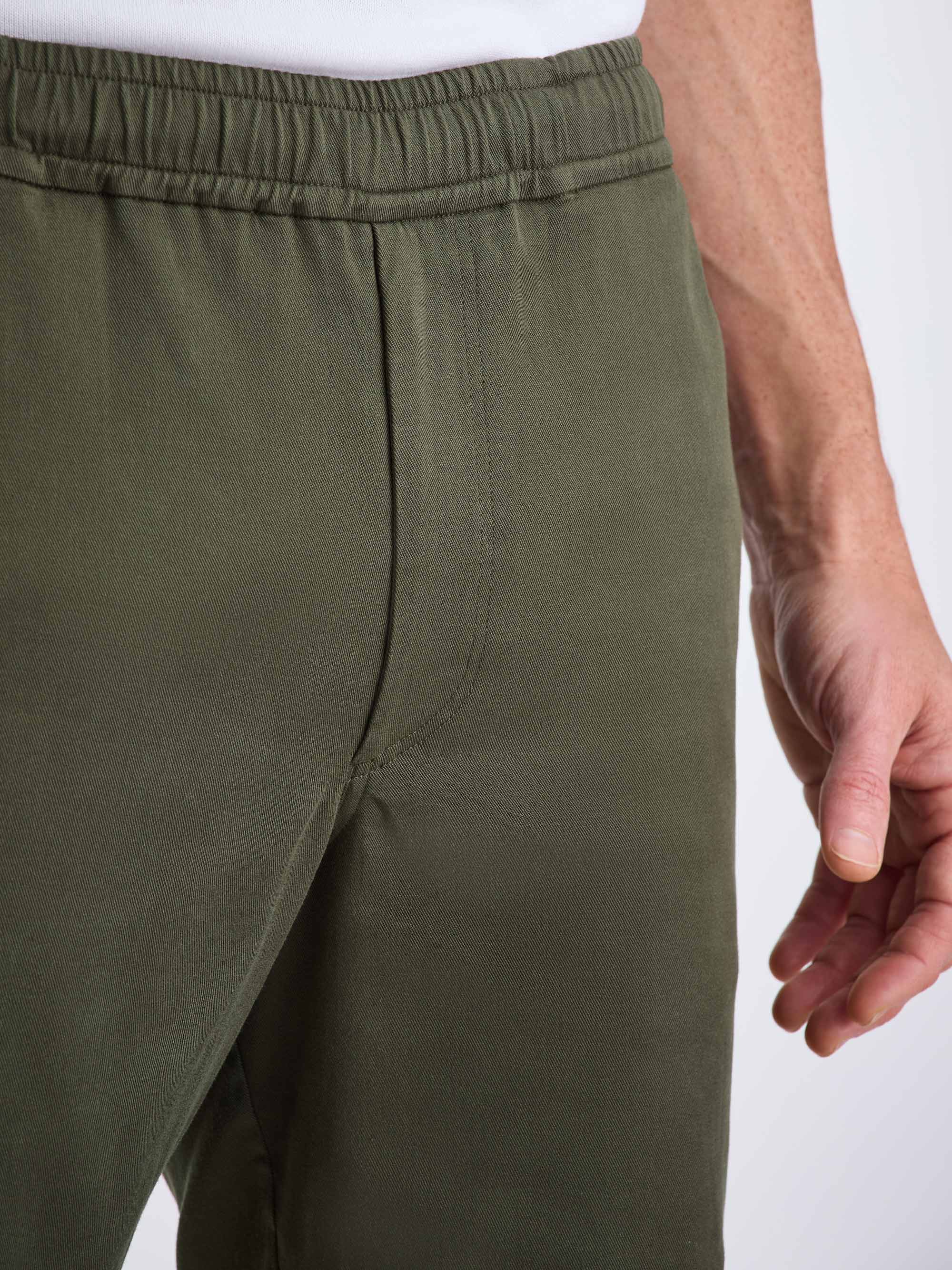 Men's Shorts Harris Lyocell Cotton Khaki