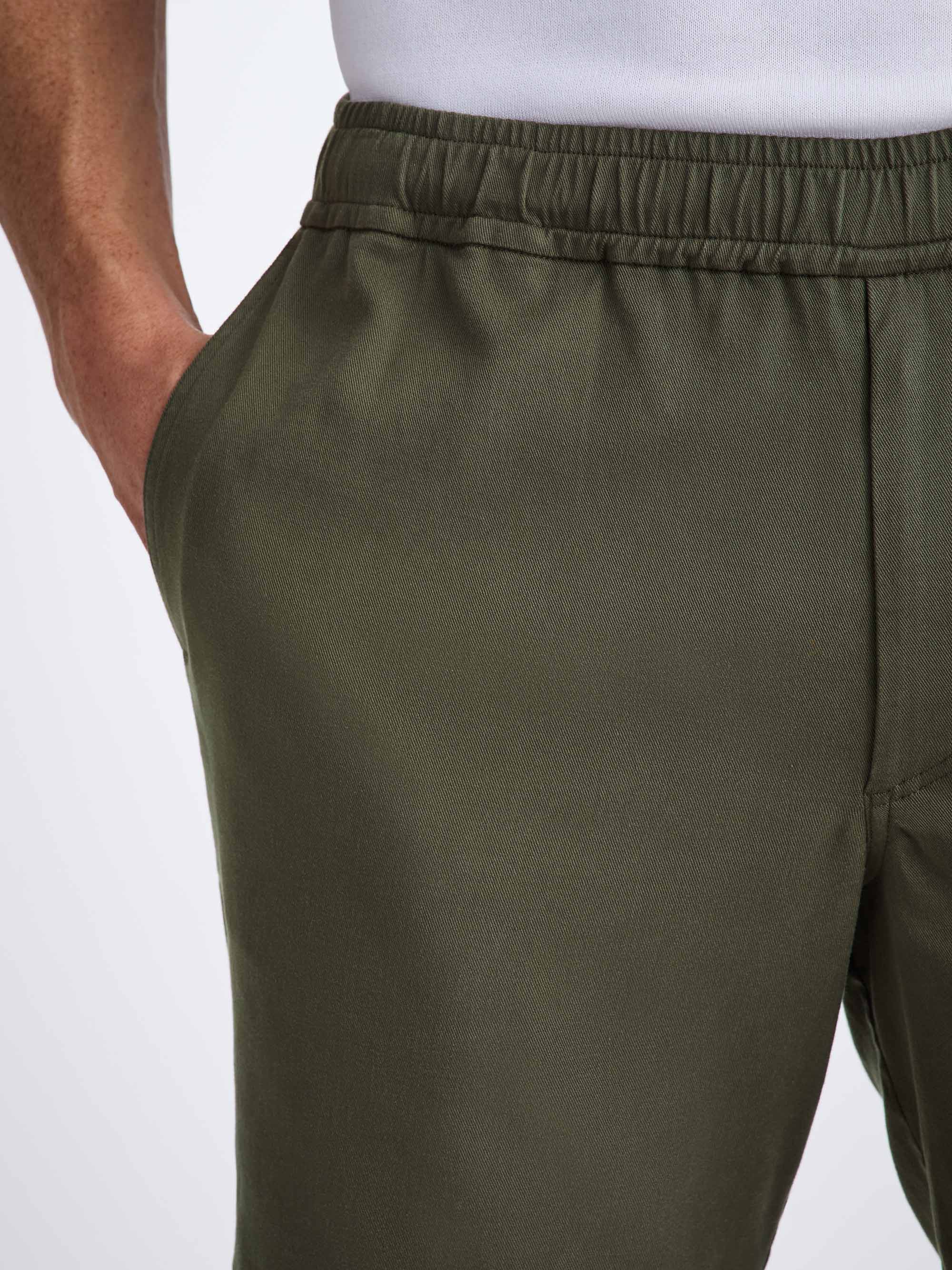 Men's Shorts Harris Lyocell Cotton Khaki