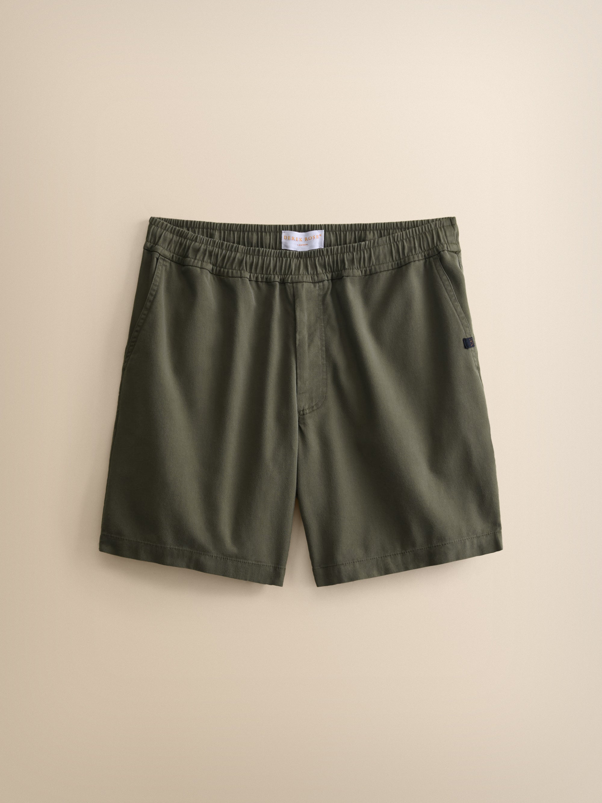 Harris Cotton Blend Shorts Khaki
