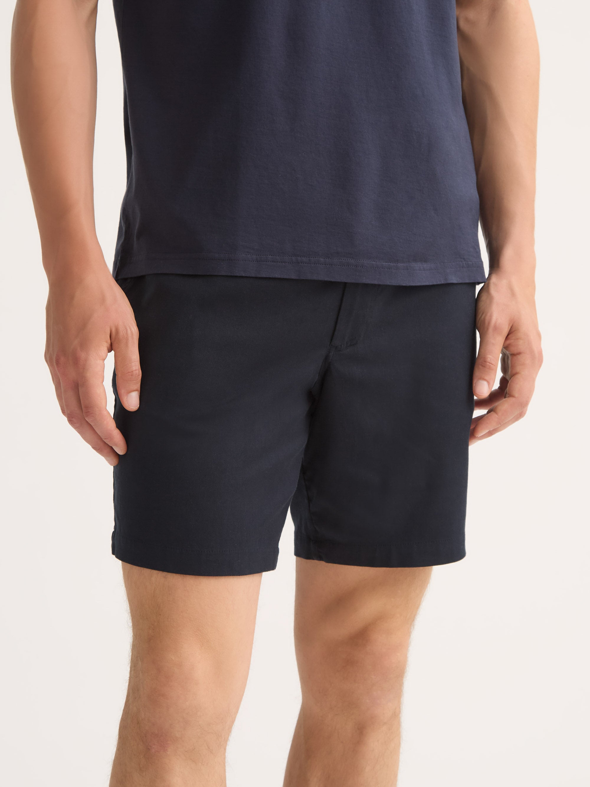 Men's Shorts Harris Lyocell Cotton Navy