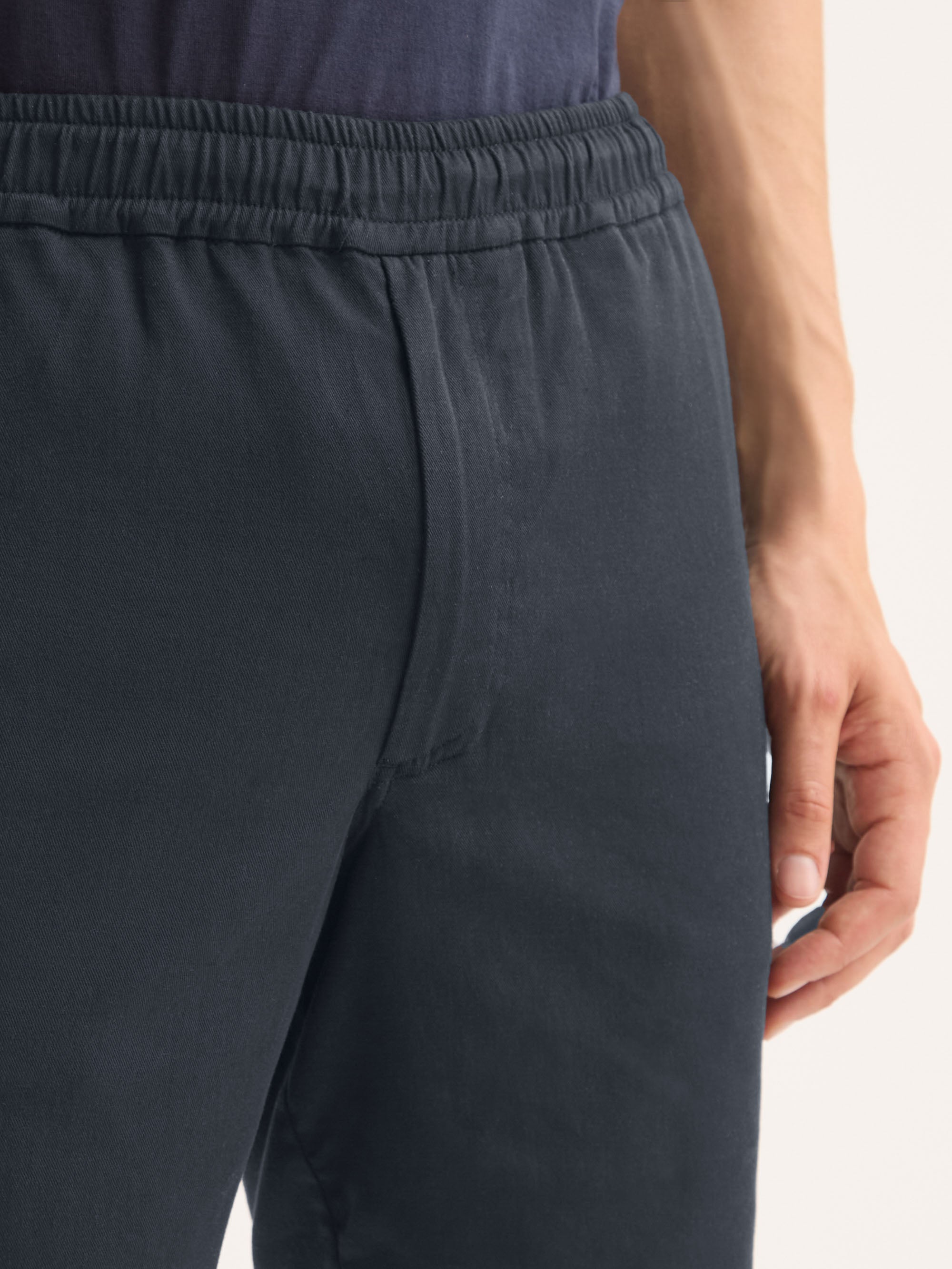 Men's Shorts Harris Lyocell Cotton Navy