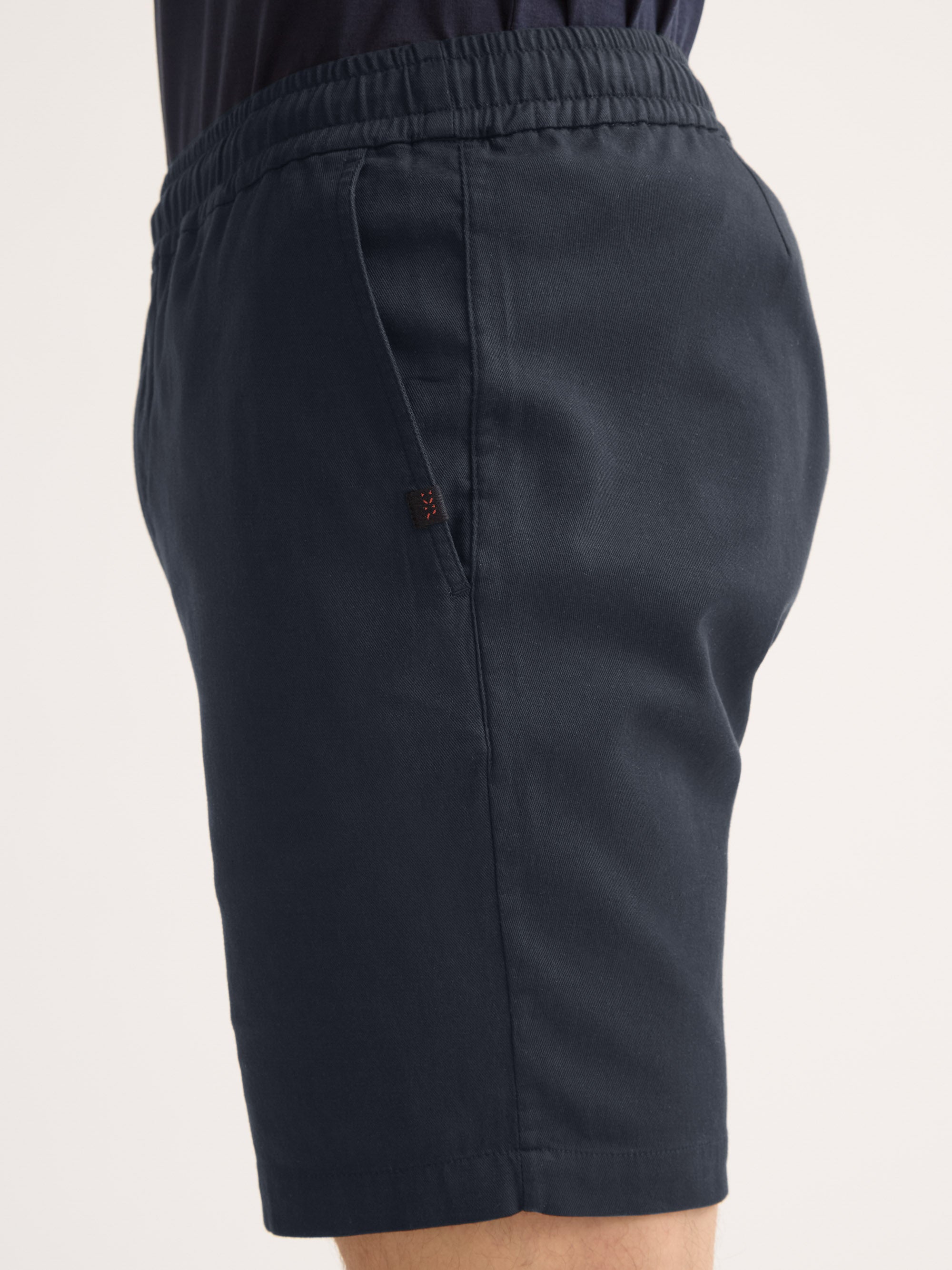 Men's Shorts Harris Lyocell Cotton Navy