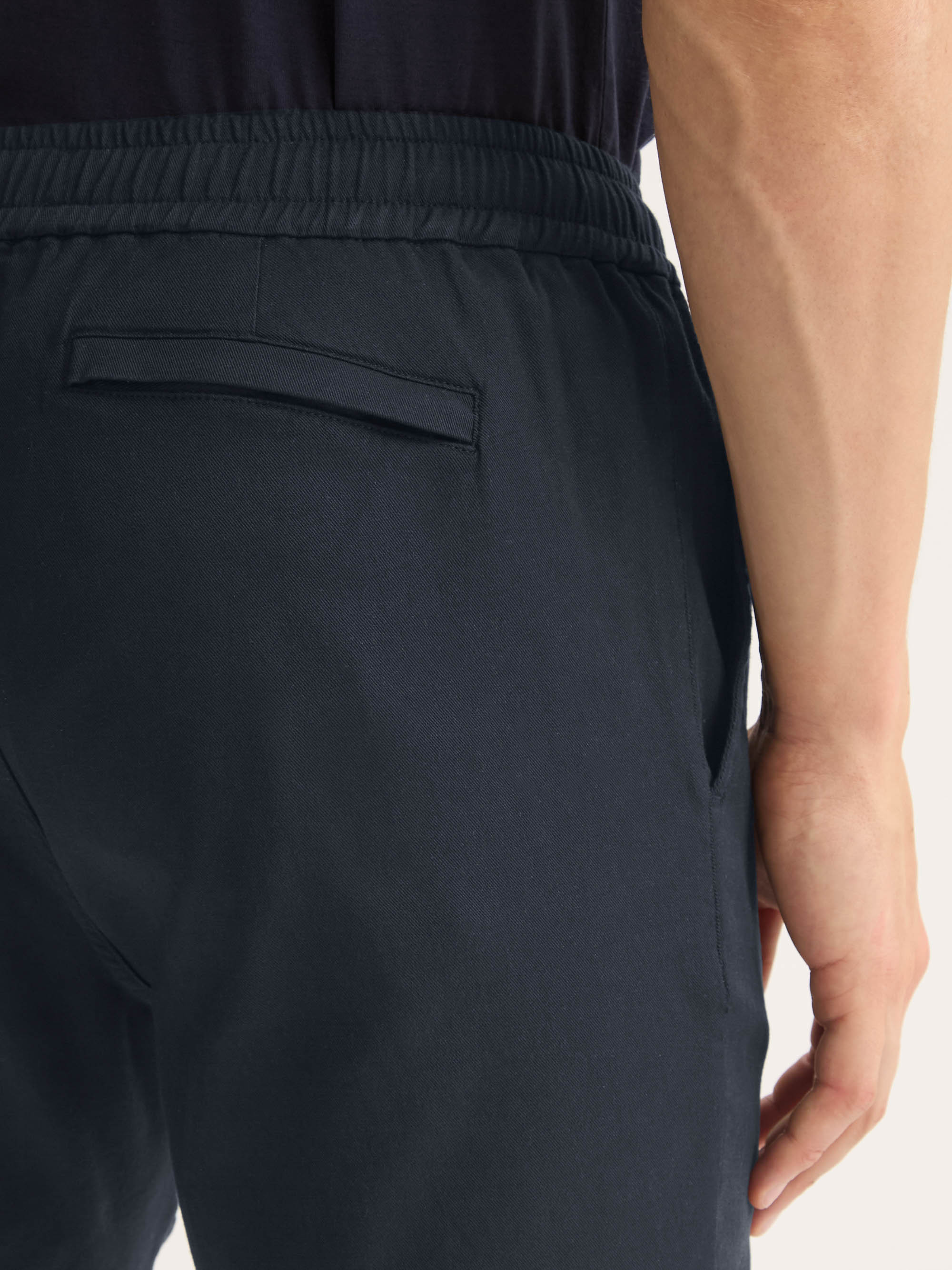Men's Shorts Harris Lyocell Cotton Navy
