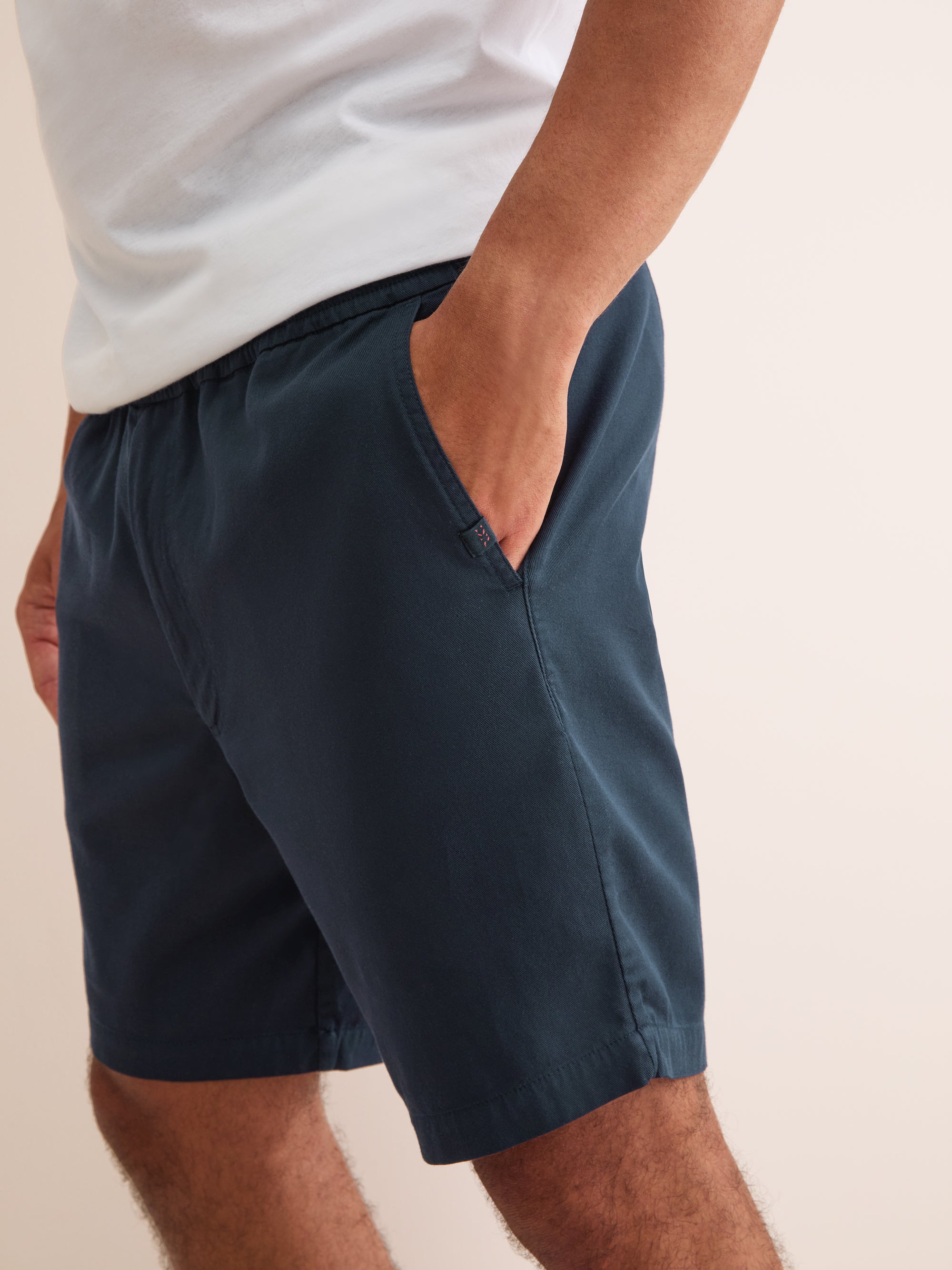 Men's Shorts Harris Lyocell Cotton Navy