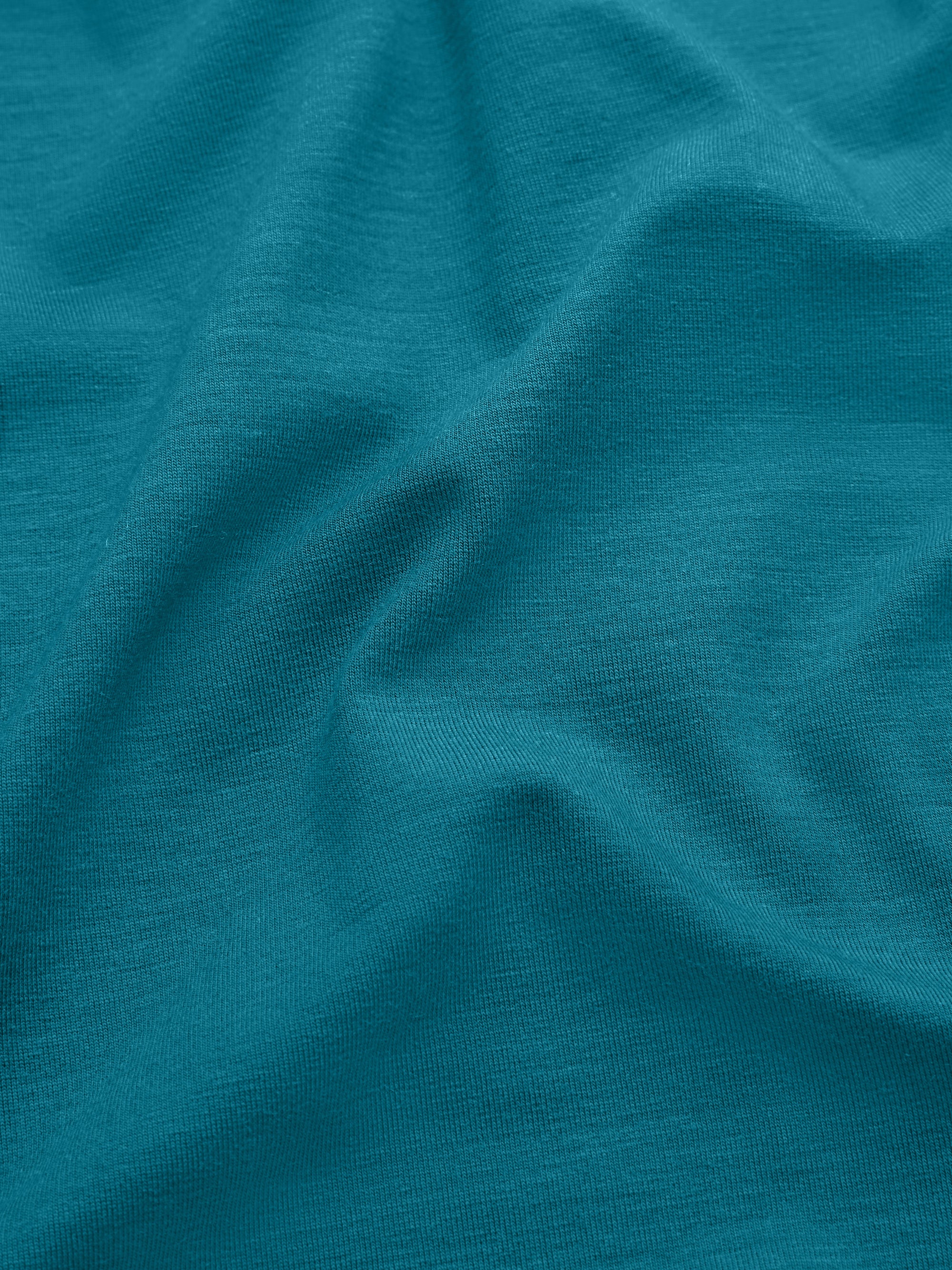Men's Long Sleeve T-Shirt Basel Micro Modal Stretch Teal
