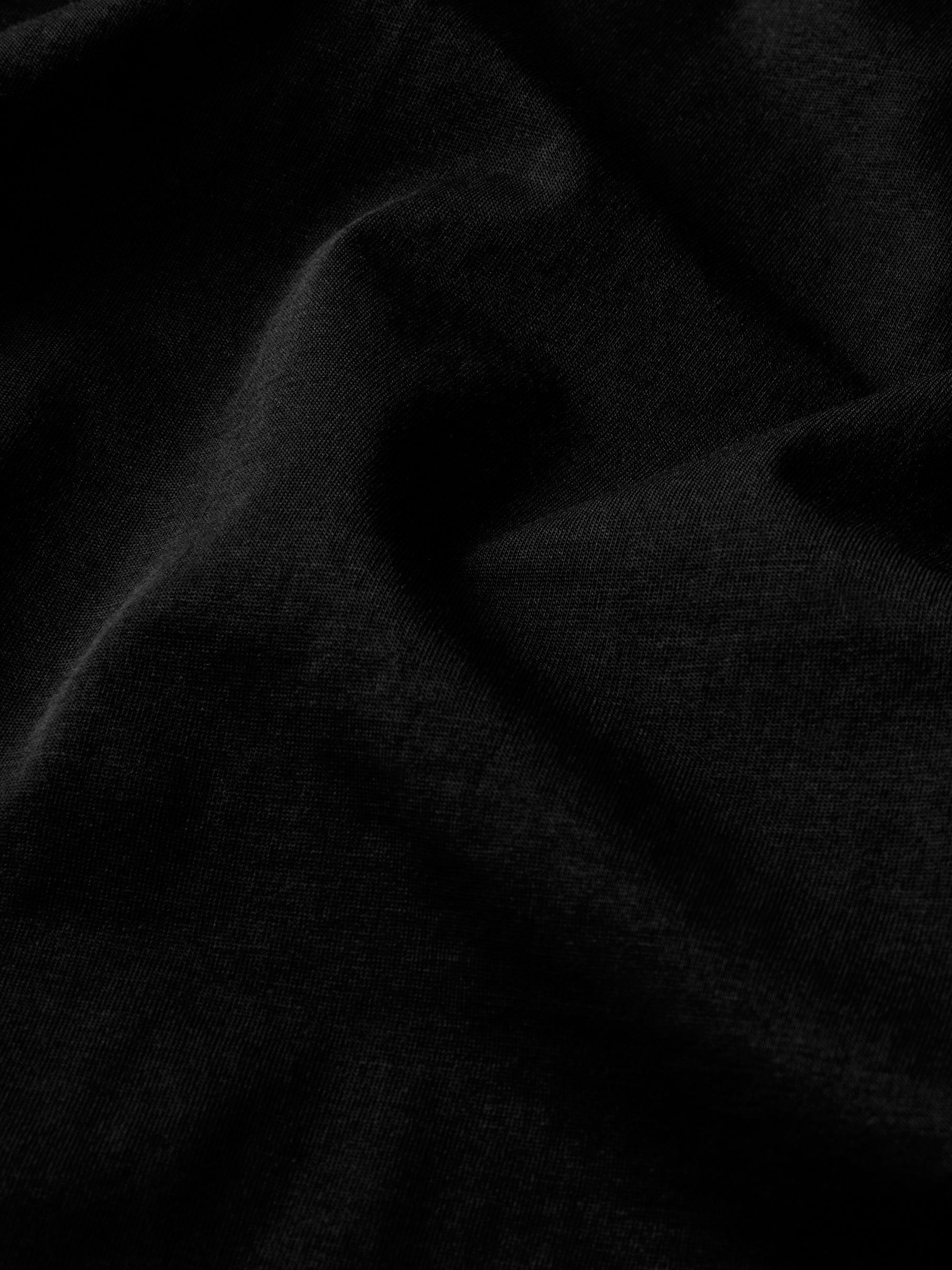 Jack Pima Cotton Undershirt Black