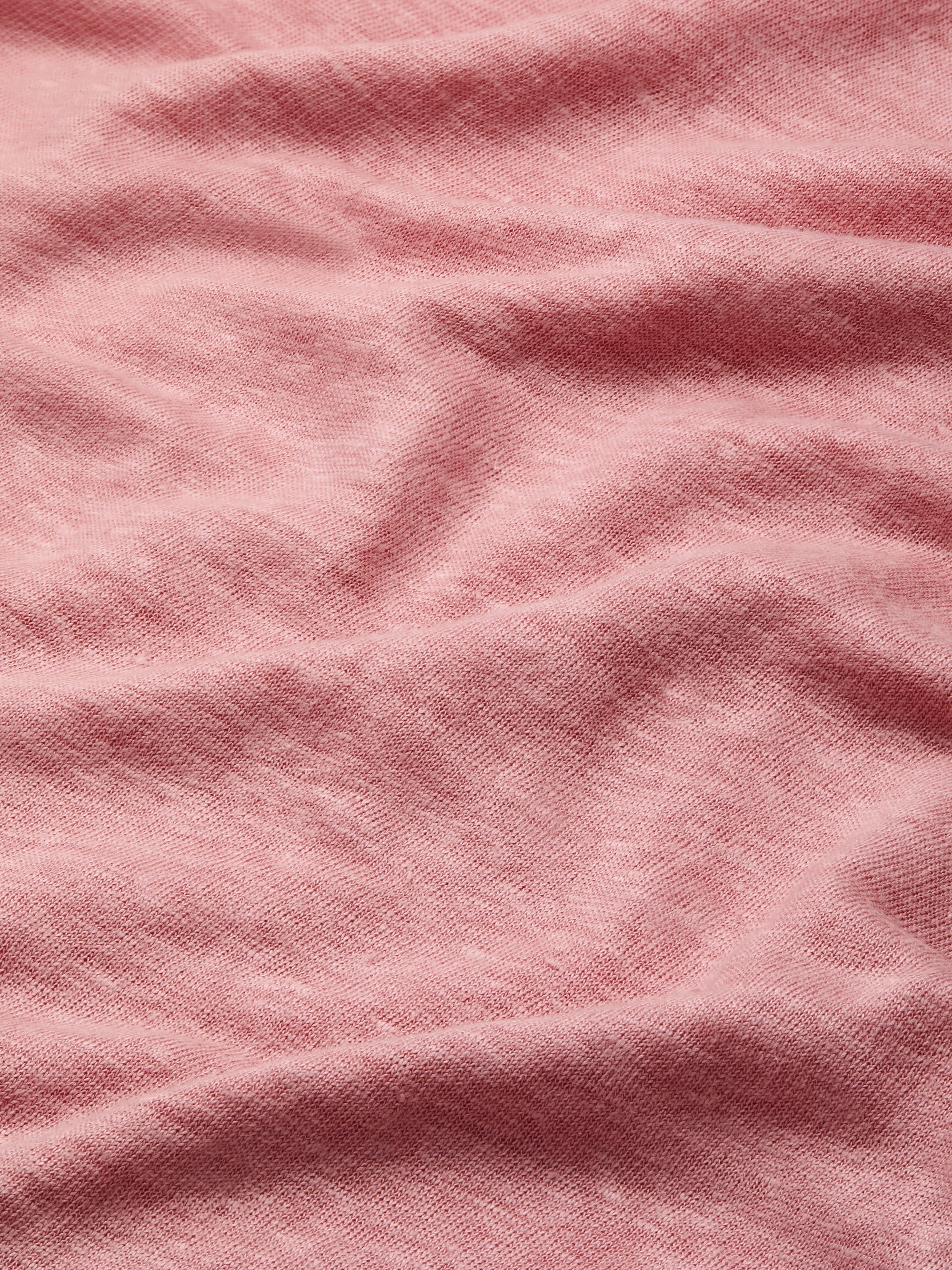 Women's V-Neck T-Shirt Jordan Linen Pink