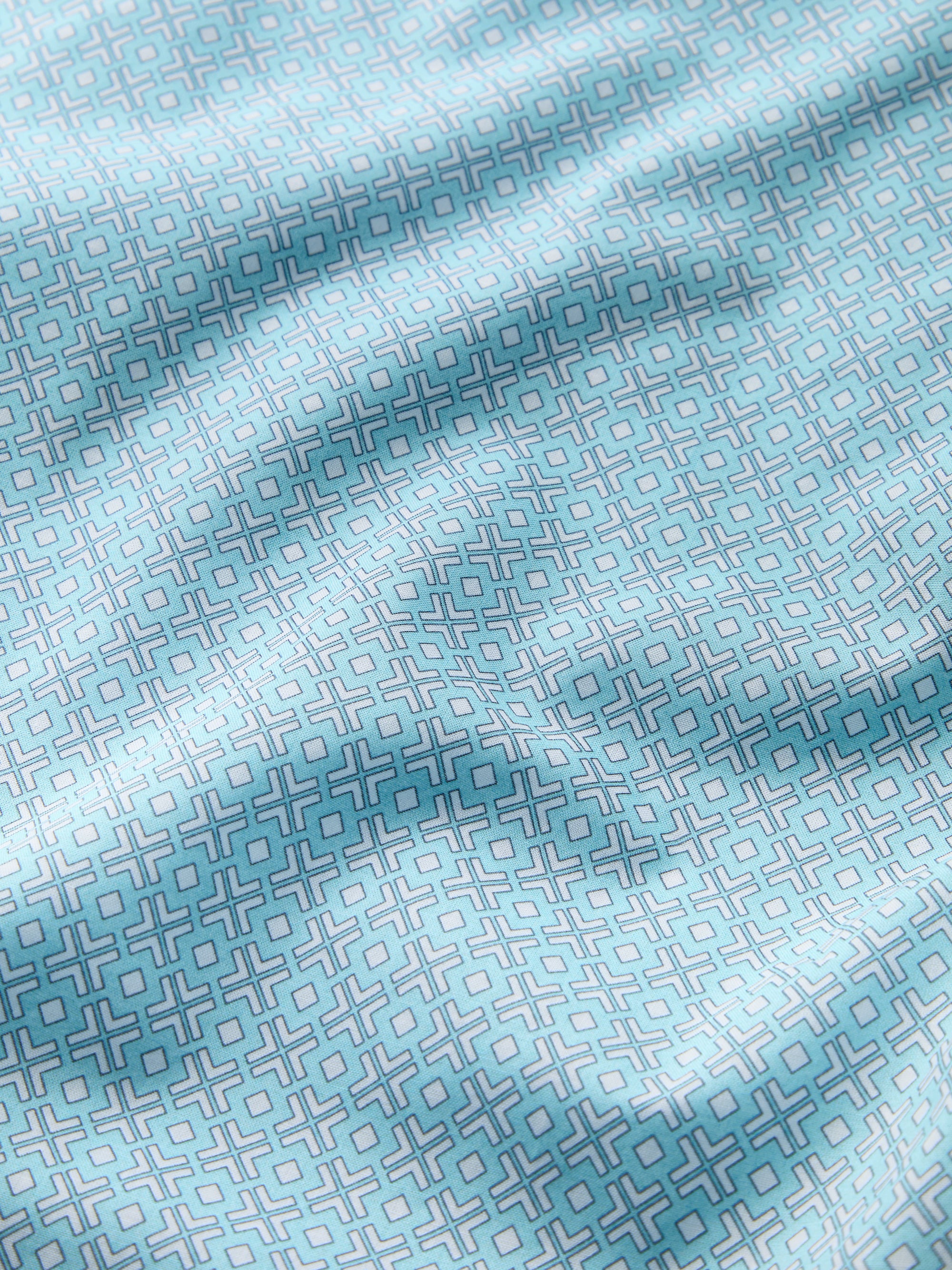 Women's Pyjamas London Geo Cross Aqua Blue